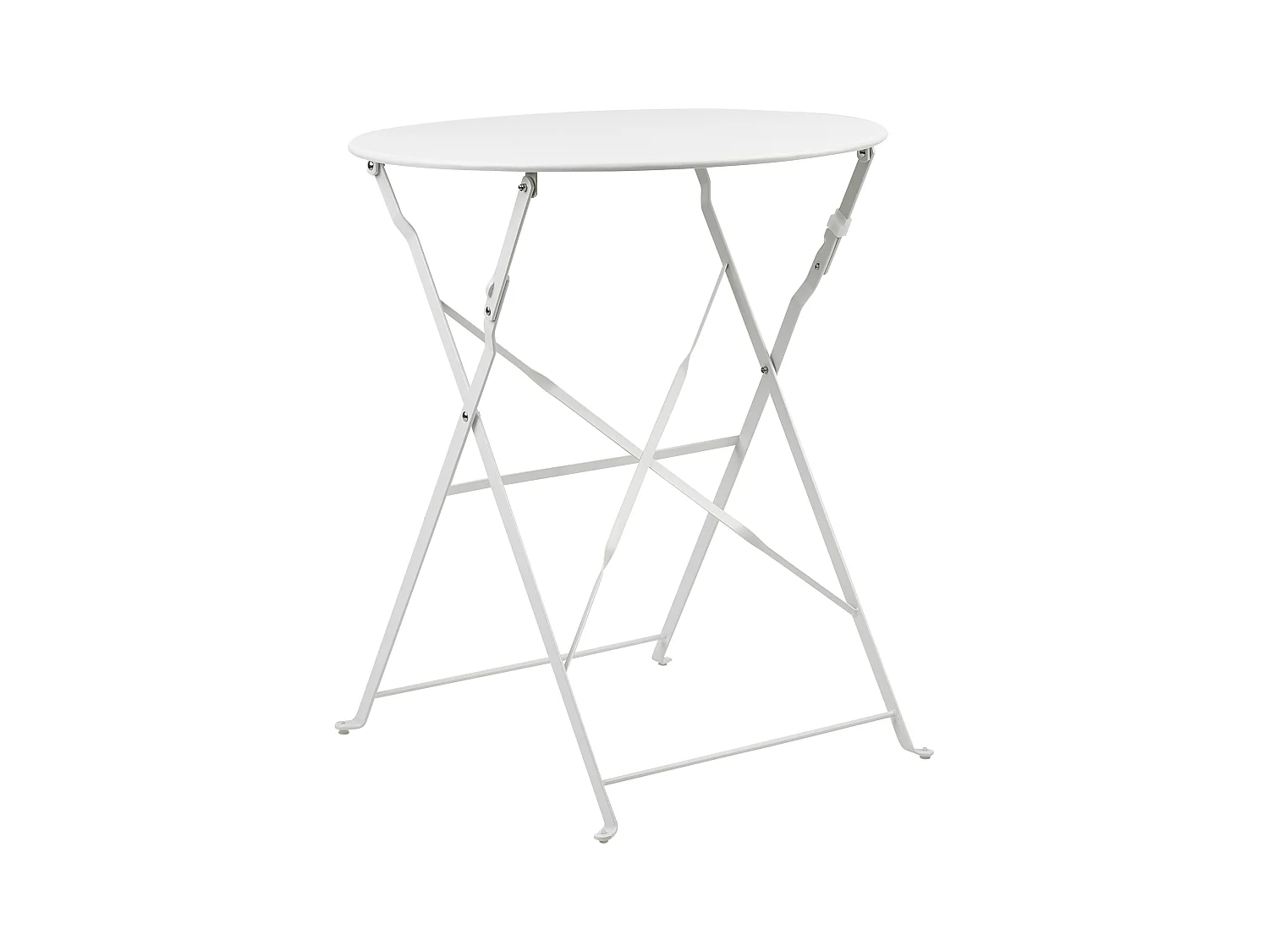 Bistroset Inklapbaar FIORI Metaal Wit