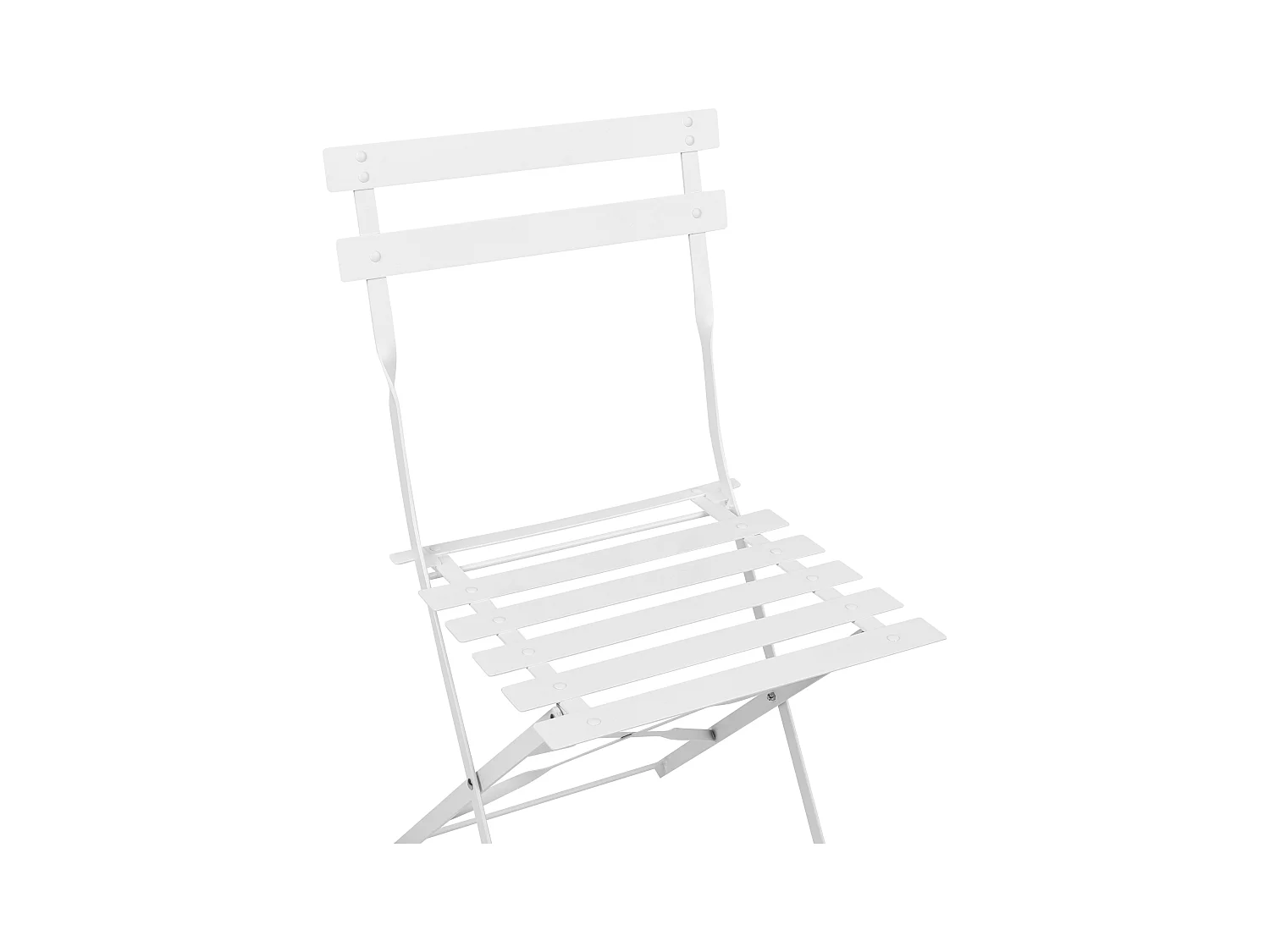 Bistroset Inklapbaar FIORI Metaal Wit