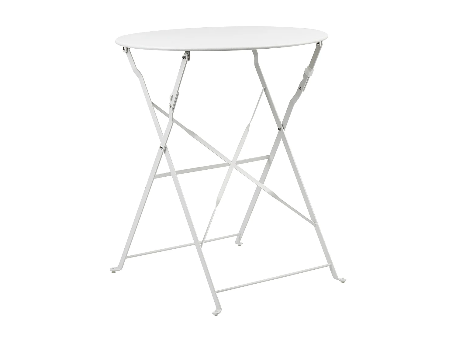 Ensemble pour bistro Pliant FIORI Métal Blanc