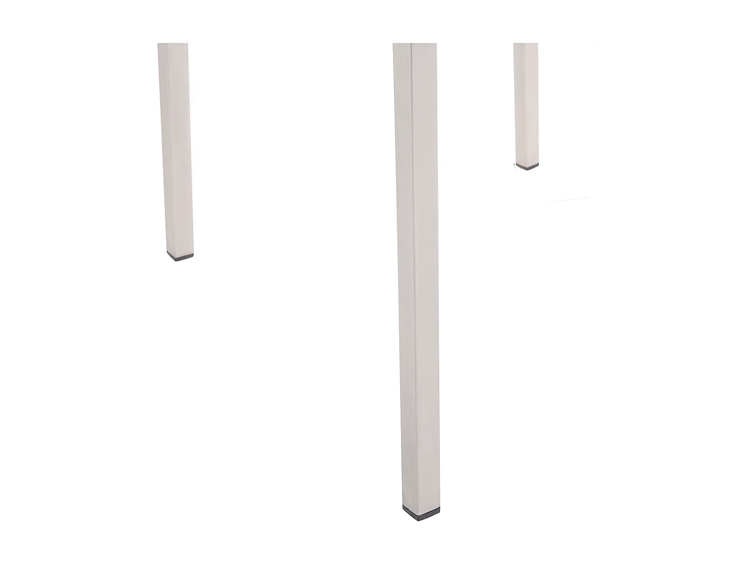 Set da pranzo da giardino 6 posti GROSSETO Piastra tripla Granito Lucido Grigio/ Bianco