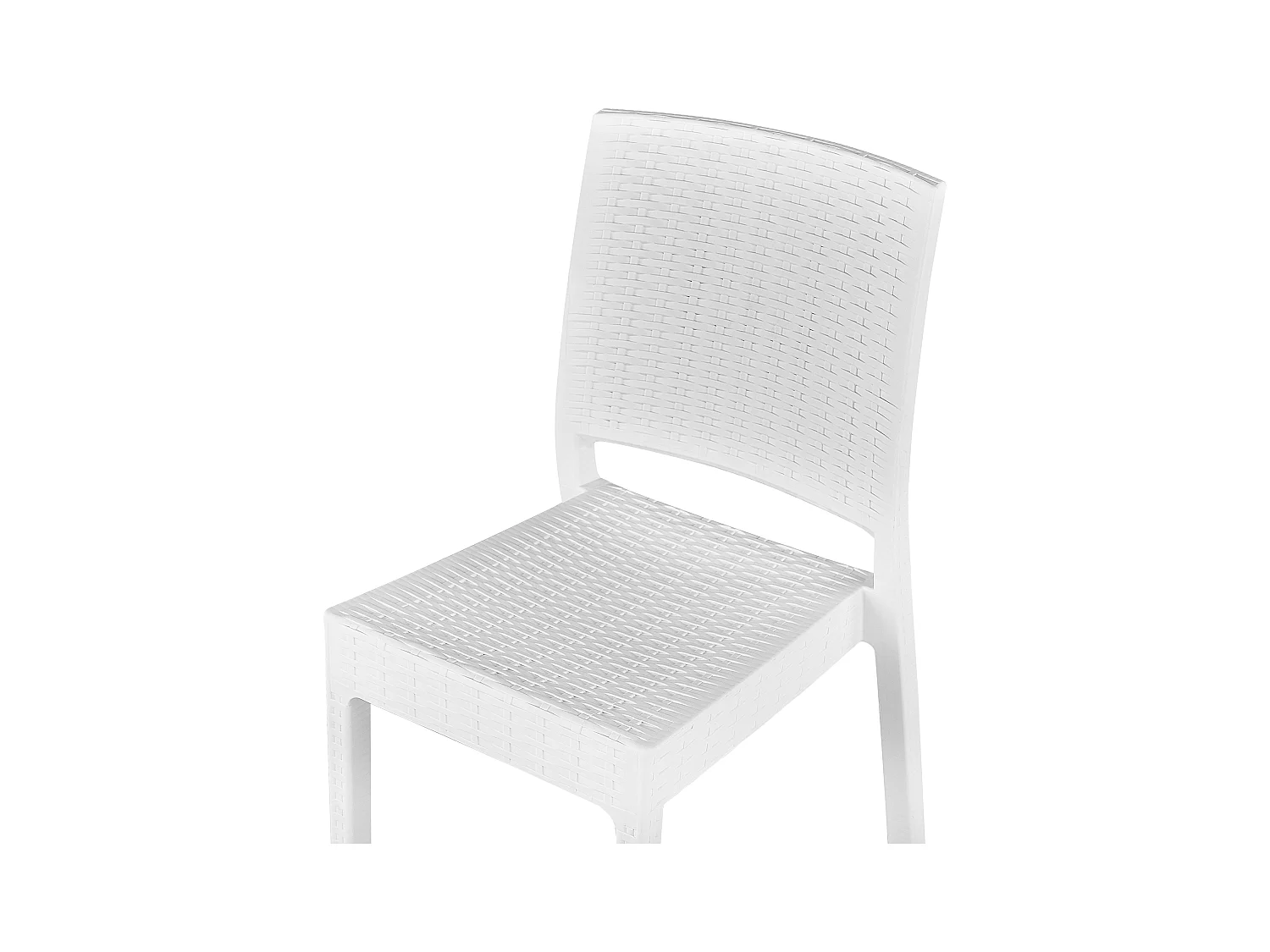 Tuintafelset Kunststof Wit FOSSANO