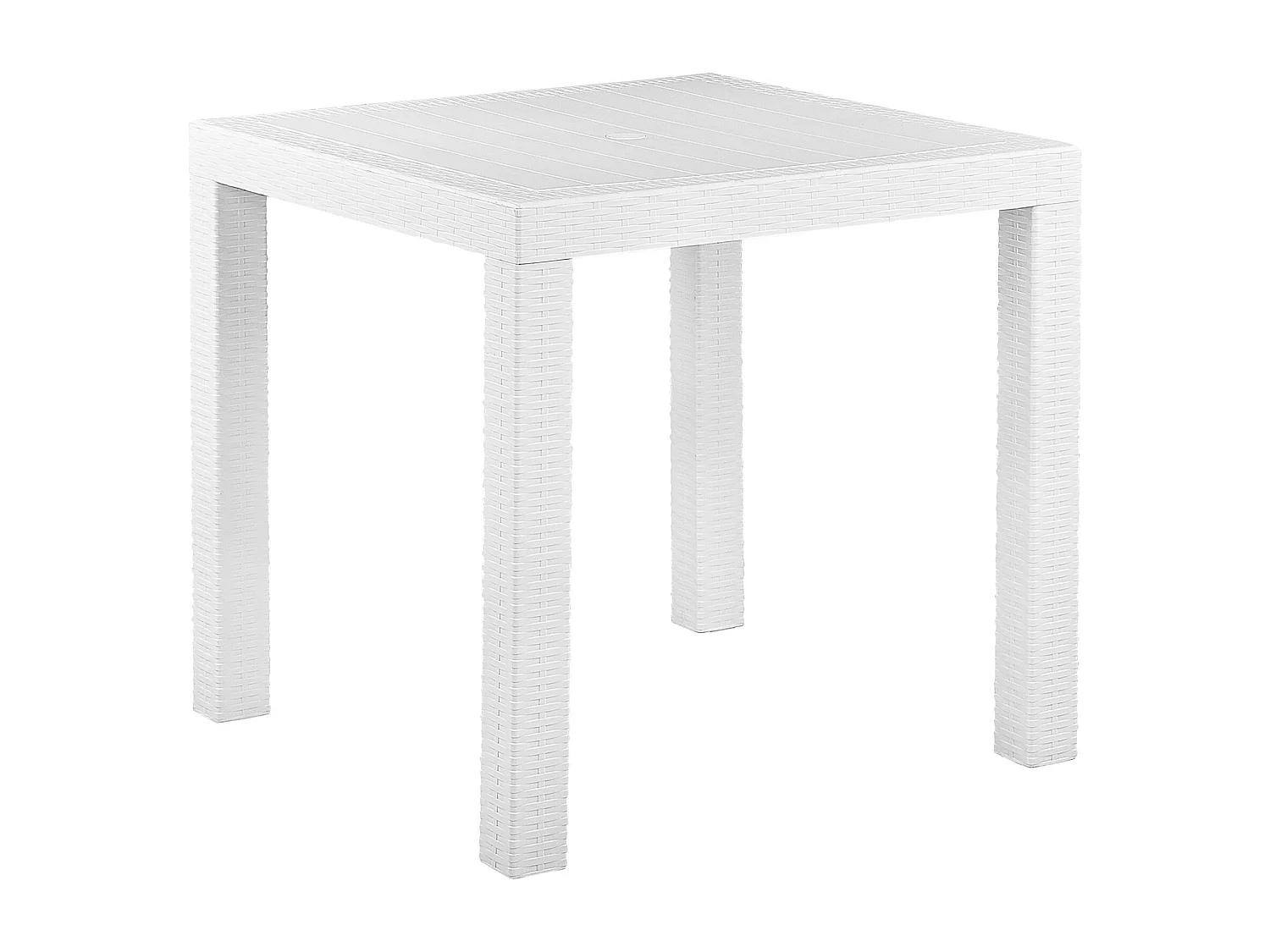 Conjunto de comedor exterior 4 plazas FOSSANO Blanco