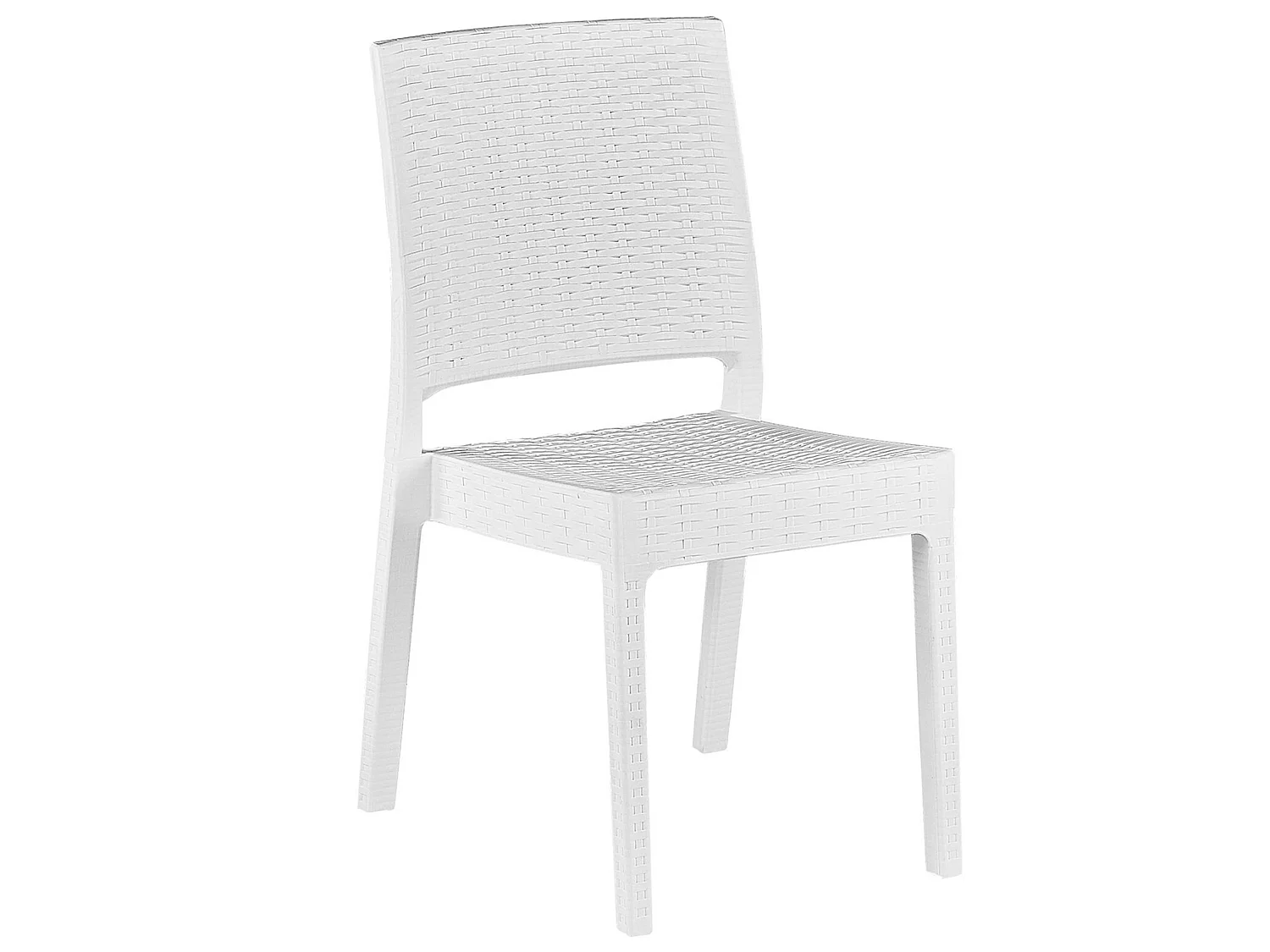 Gartenmöbel Set 4-Sitzer FOSSANO Weiss