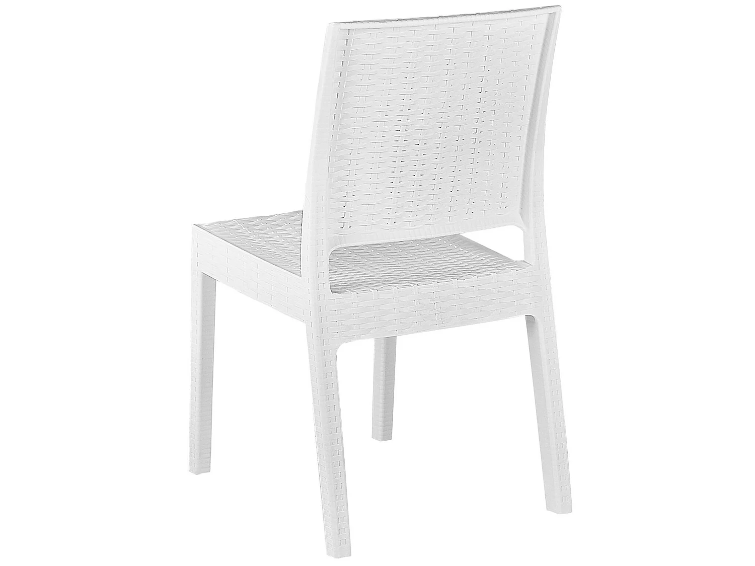 Gartenmöbel Set 4-Sitzer FOSSANO Weiss
