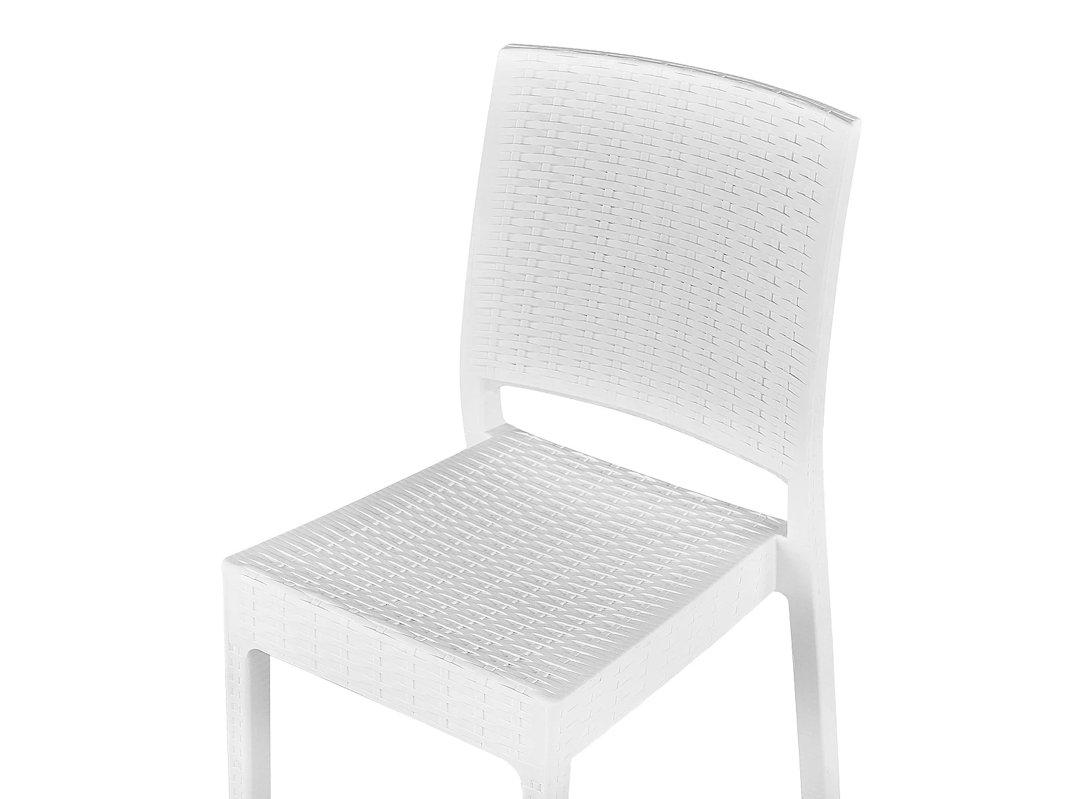 Gartenmöbel Set 4-Sitzer FOSSANO Weiss
