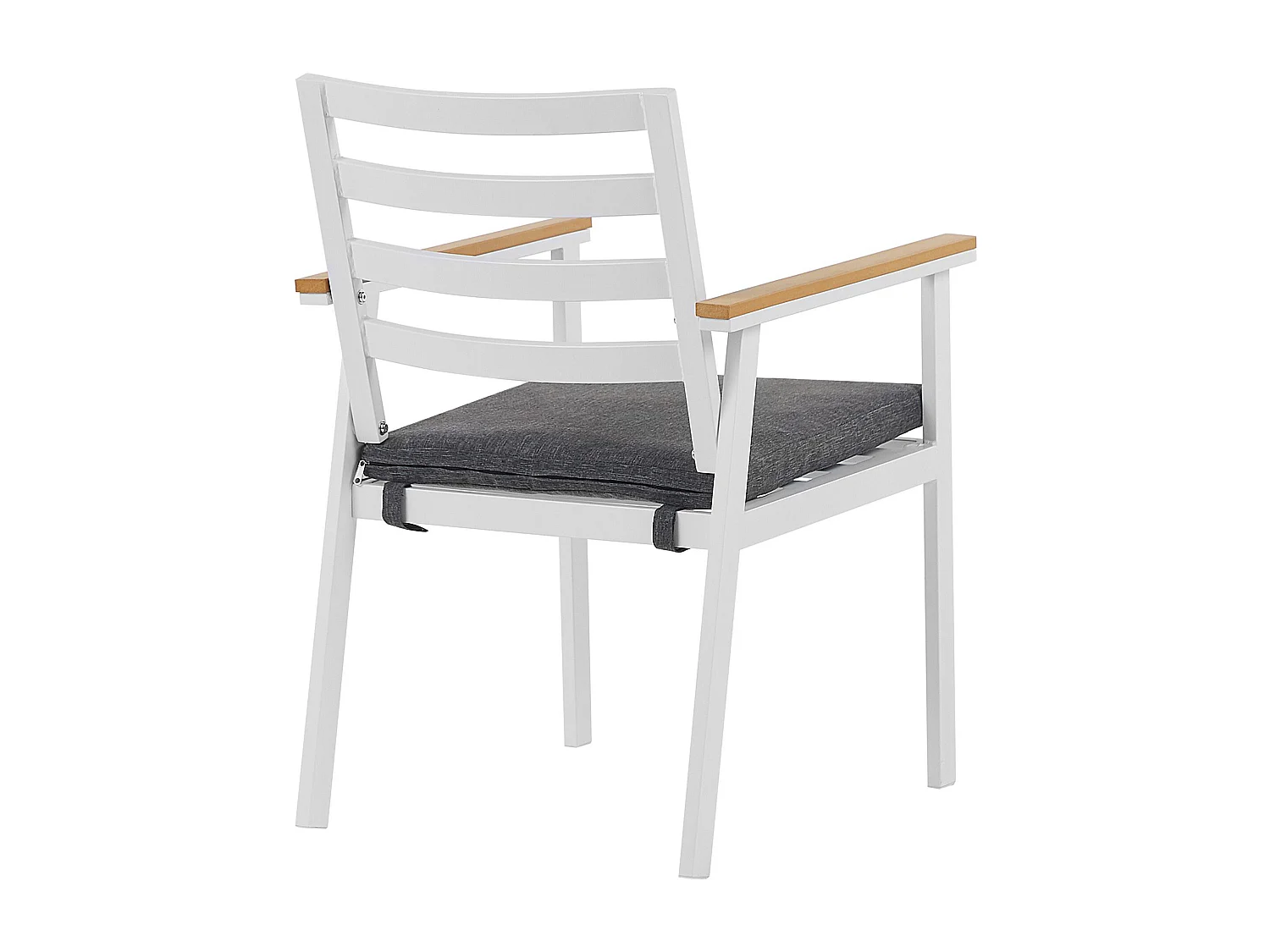 Tuinset 4-zitter CAVOLI met kussens Metaal Grijs