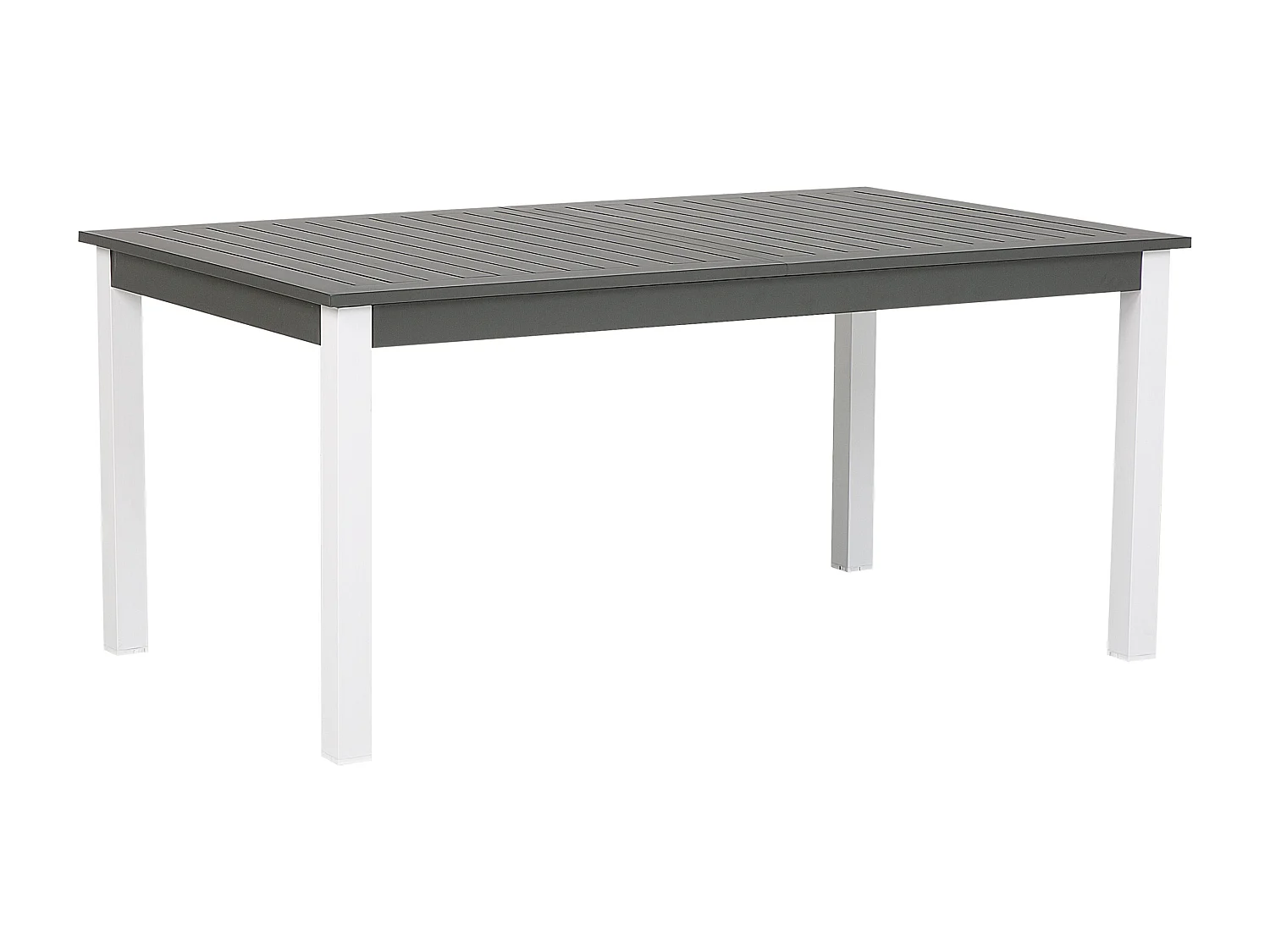 Set da pranzo da giardino 6 posti PANCOLE con cuscini Metallo Grigio