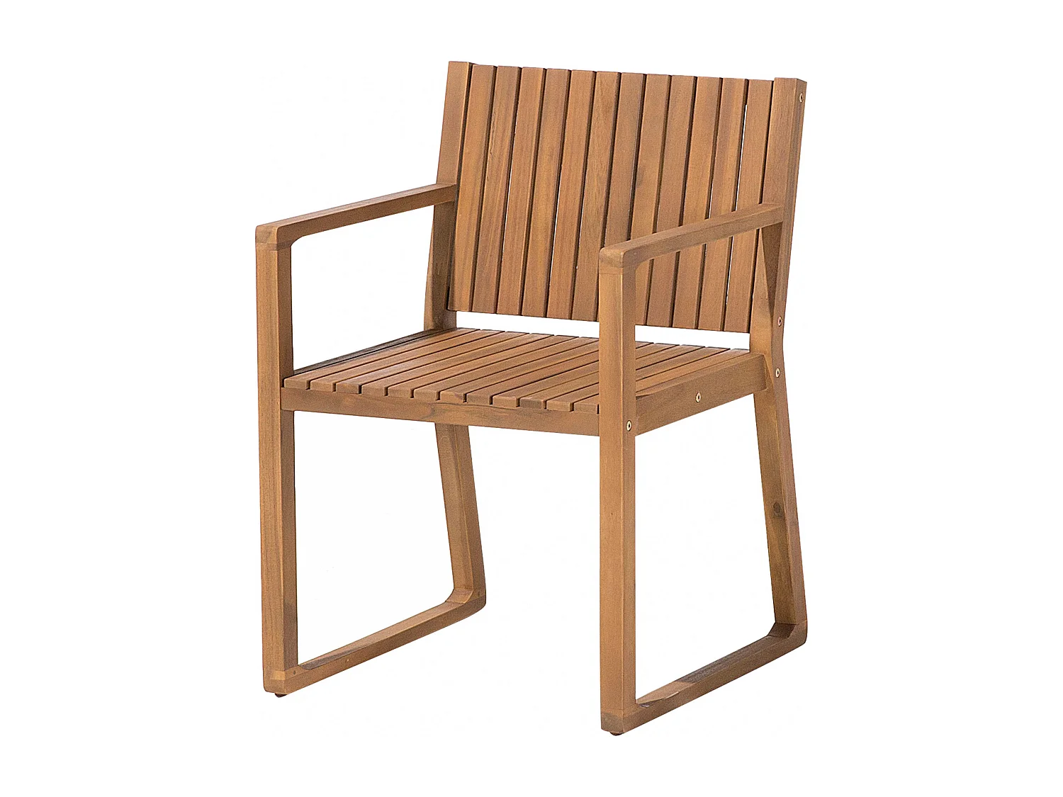 Set da pranzo da giardino 6 posti SASSARI Legno d'acacia Marrone