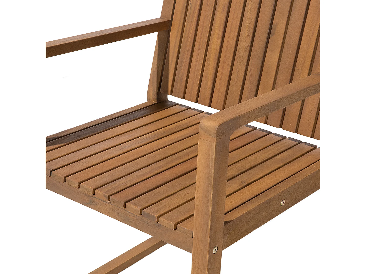 Set da pranzo da giardino 6 posti SASSARI Legno d'acacia Marrone