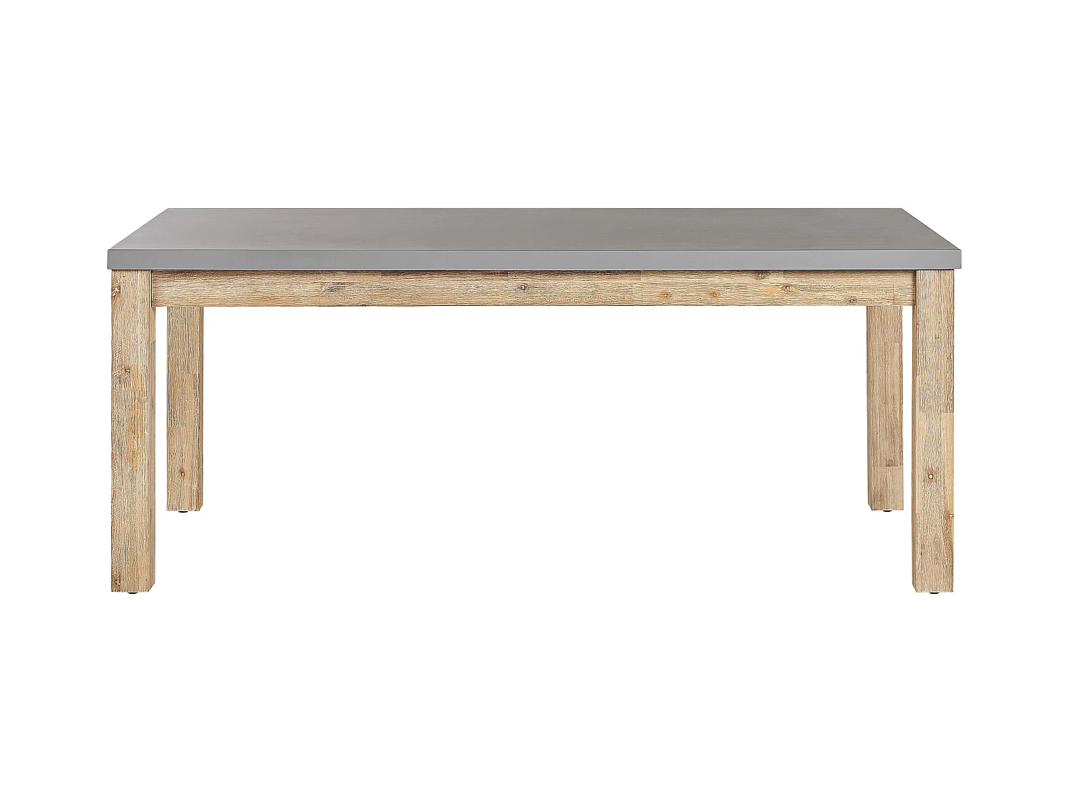 Zestaw ogrodowy ze stołkami dla 6 osób OSTUNI Beton Szary