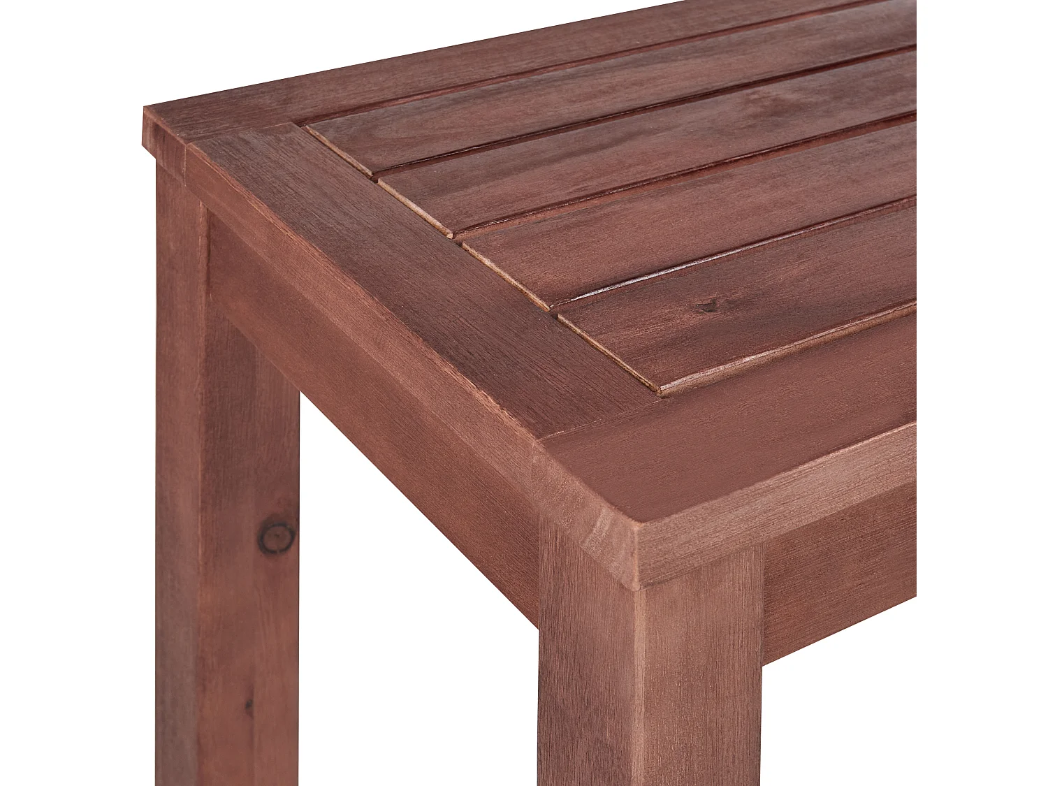 Salle à manger de jardin avec bancs 6 places TUSCANIA Bois d'eucalyptus Marron foncé