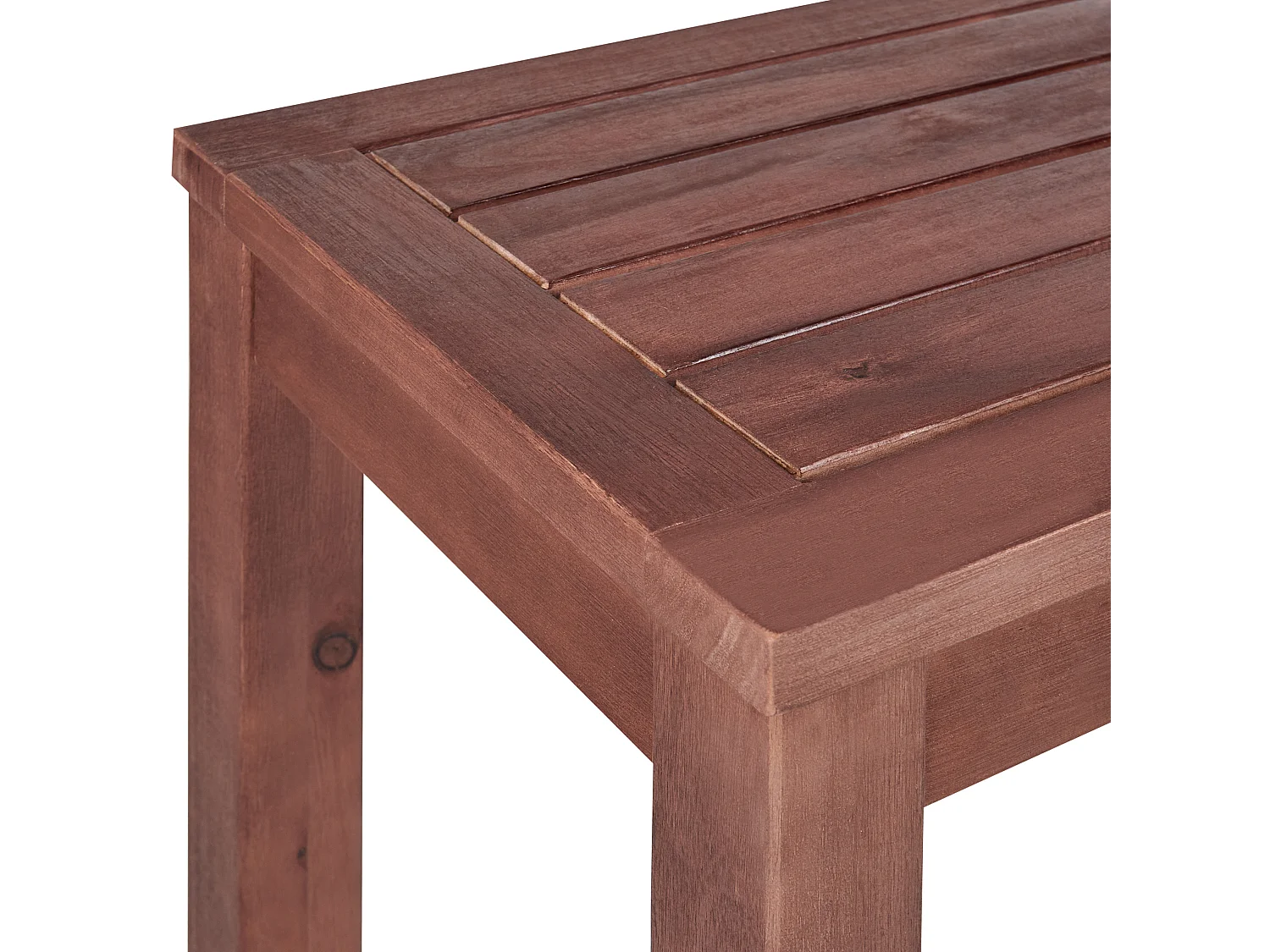 Gartenmöbel Set mit Bänken 6-Sitzer TUSCANIA Eukalyptusholz Dunkelbraun