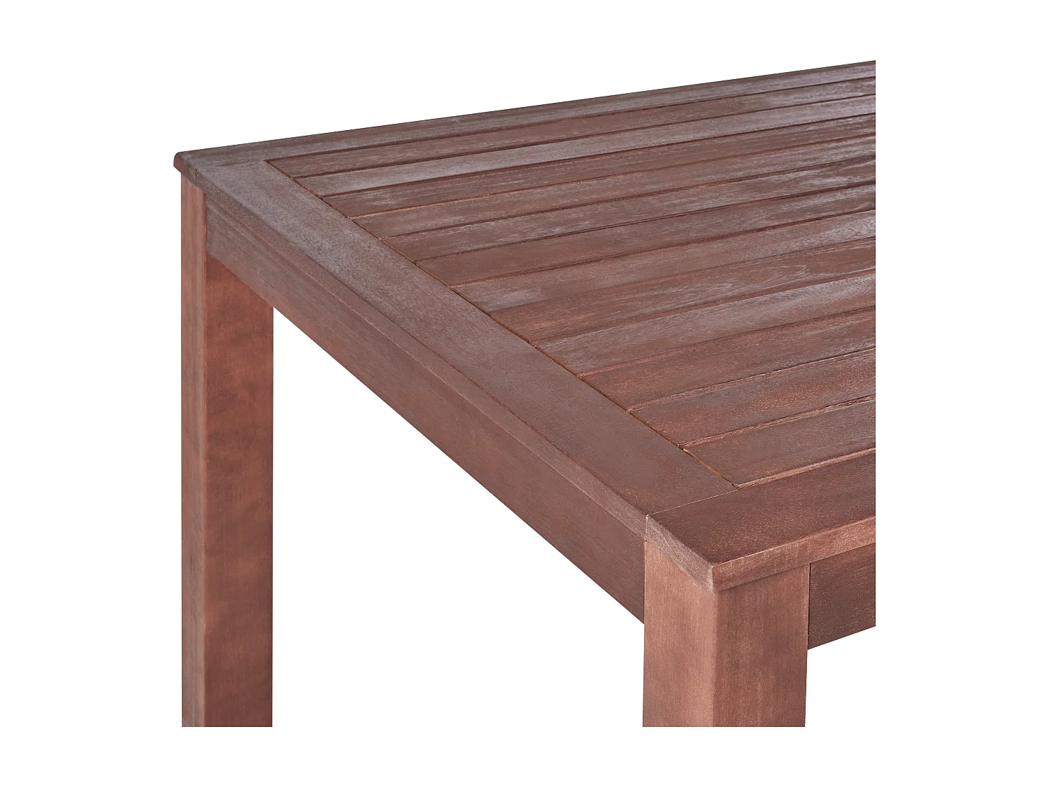 Gartenmöbel Set mit Bänken 6-Sitzer TUSCANIA Eukalyptusholz Dunkelbraun