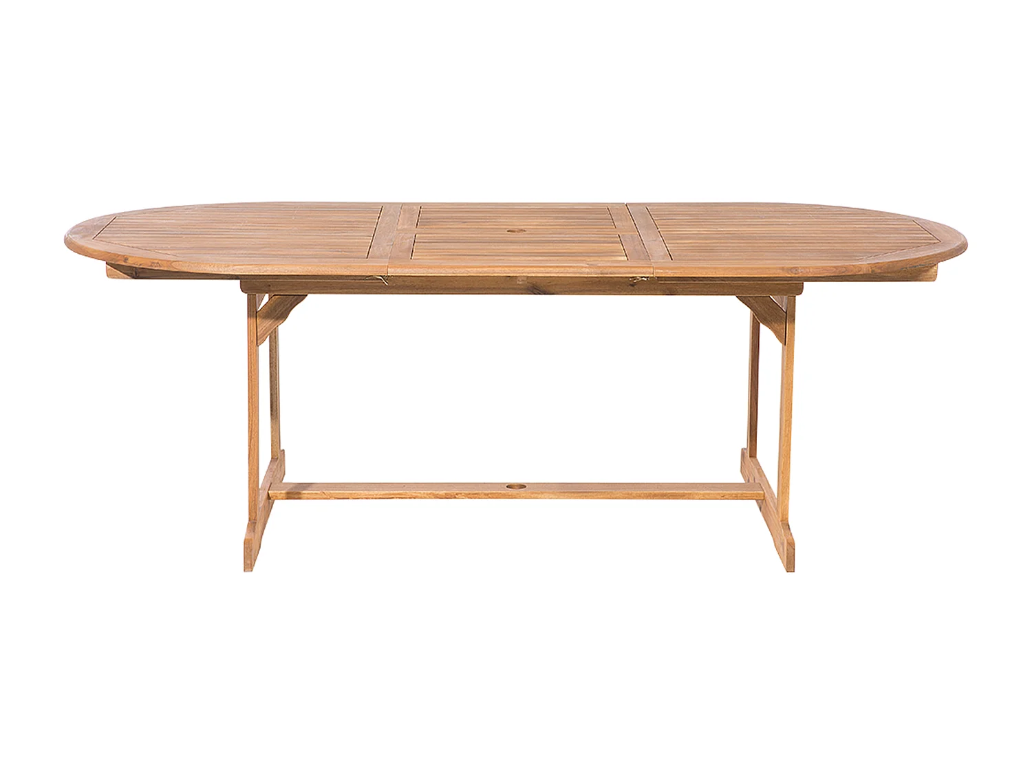 Set da pranzo da giardino 8 posti MAUI con cuscini Legno d'acacia Rosso scuro