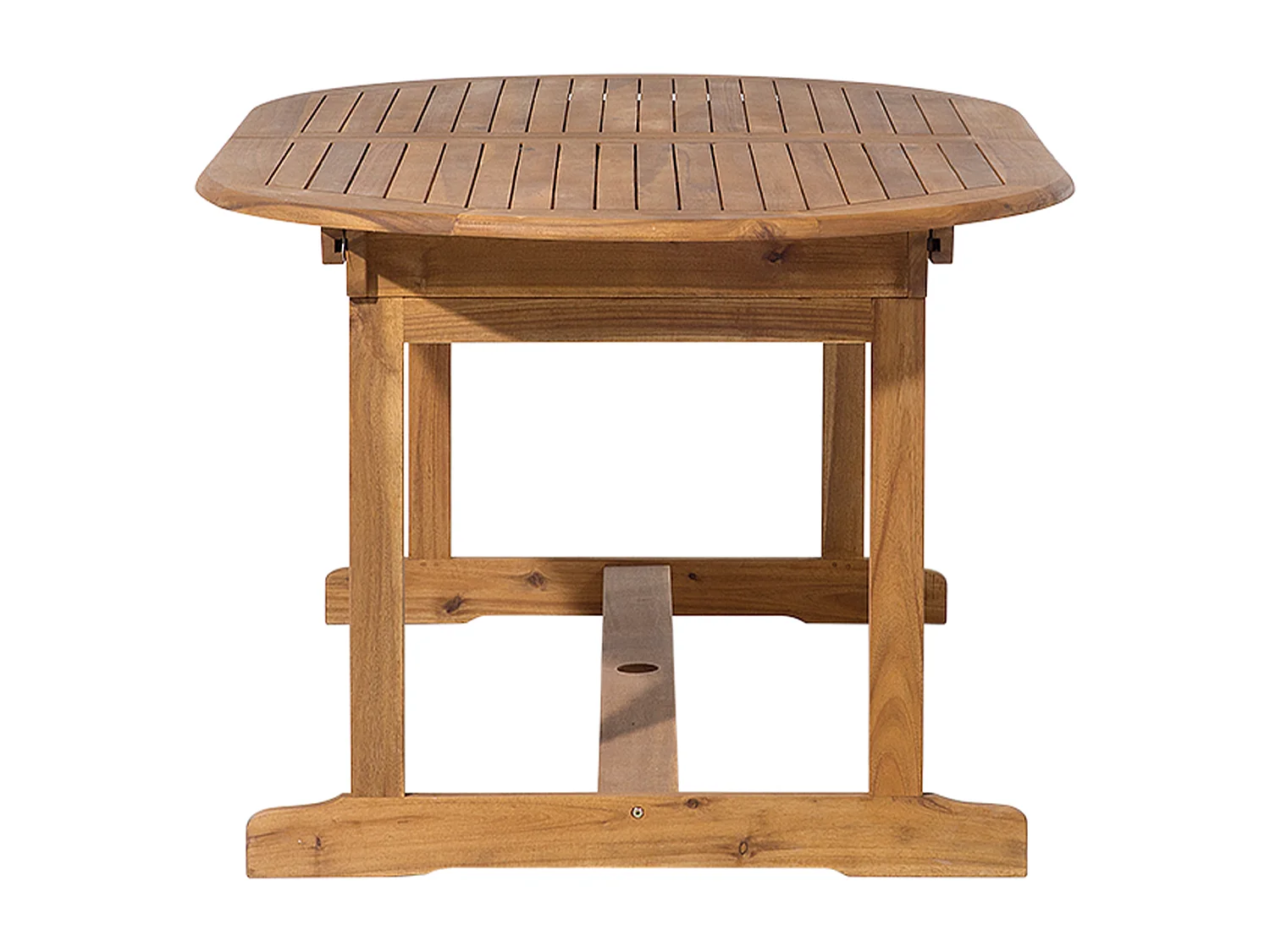 Set da pranzo da giardino 8 posti MAUI con cuscini Legno d'acacia Rosso scuro