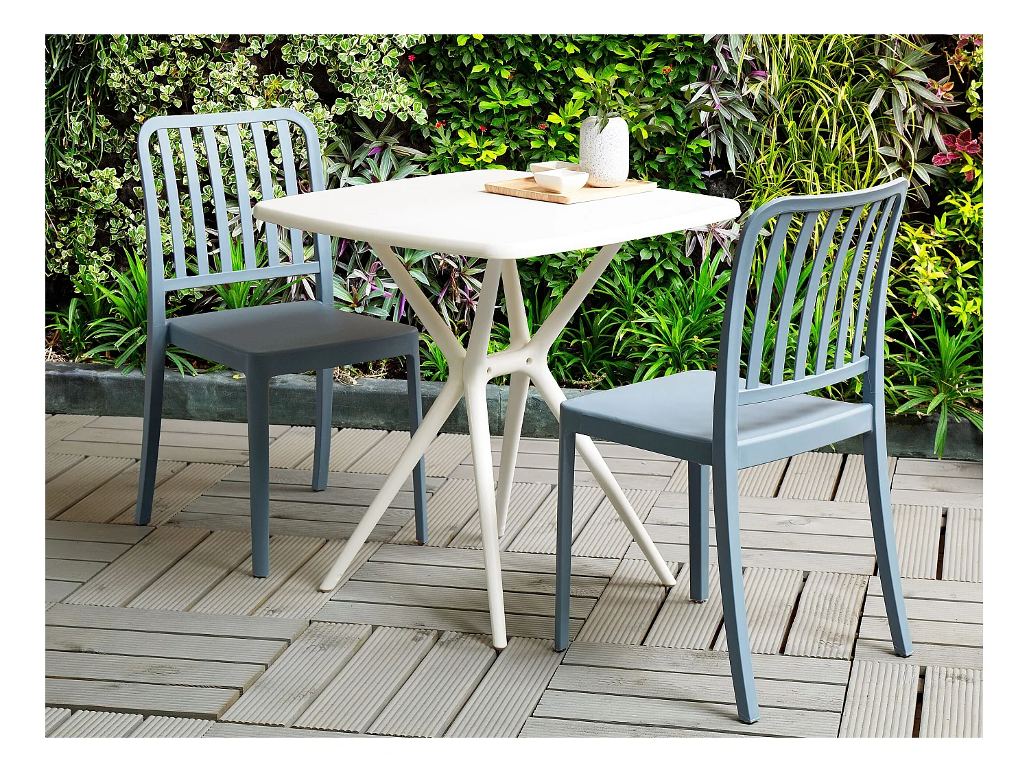 Ensemble pour bistro SERSALE Bleu