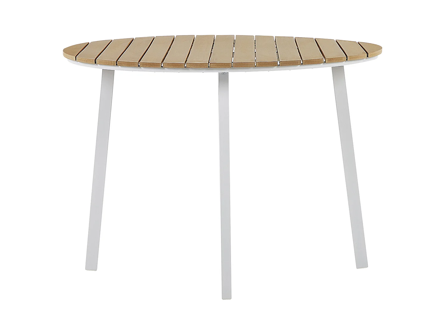 Salle à manger de jardin 4 places CAVOLI avec coussins Métal Beige