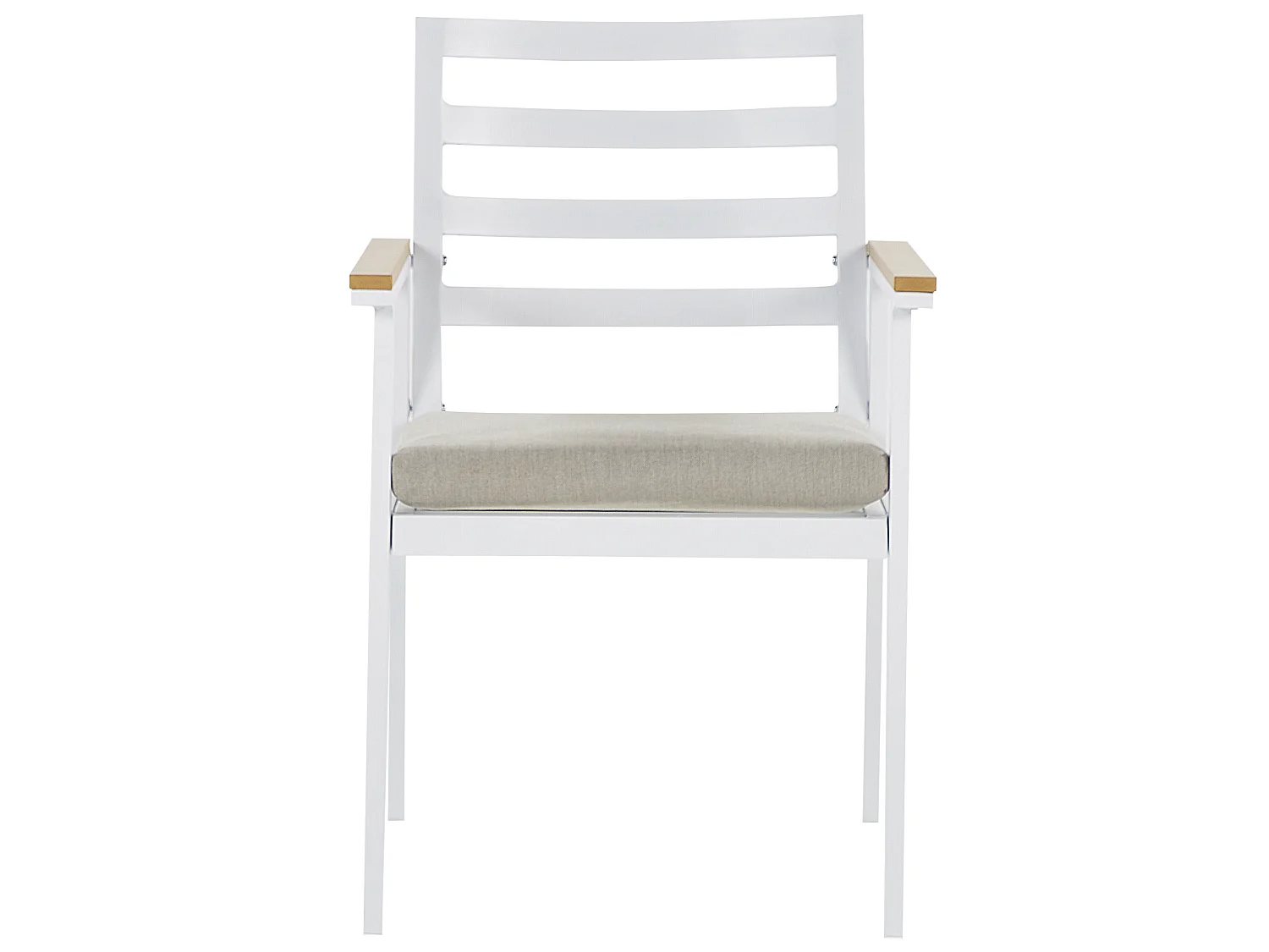 Zestaw ogrodowy dla 4 osób CAVOLI z poduszkami Metal Beżowy