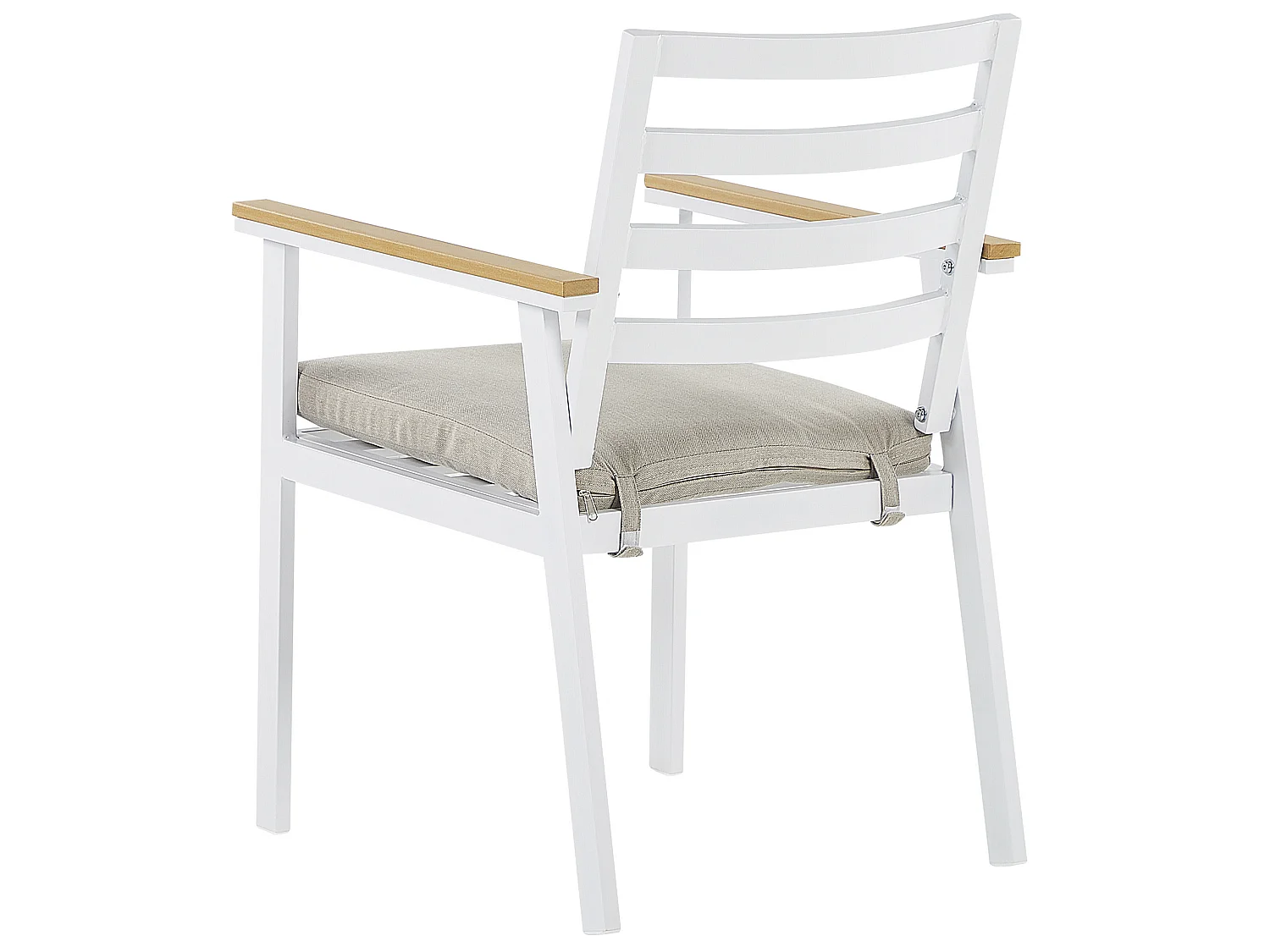 Gartenmöbel Set 4-Sitzer CAVOLI inkl. Kissen Metall Beige