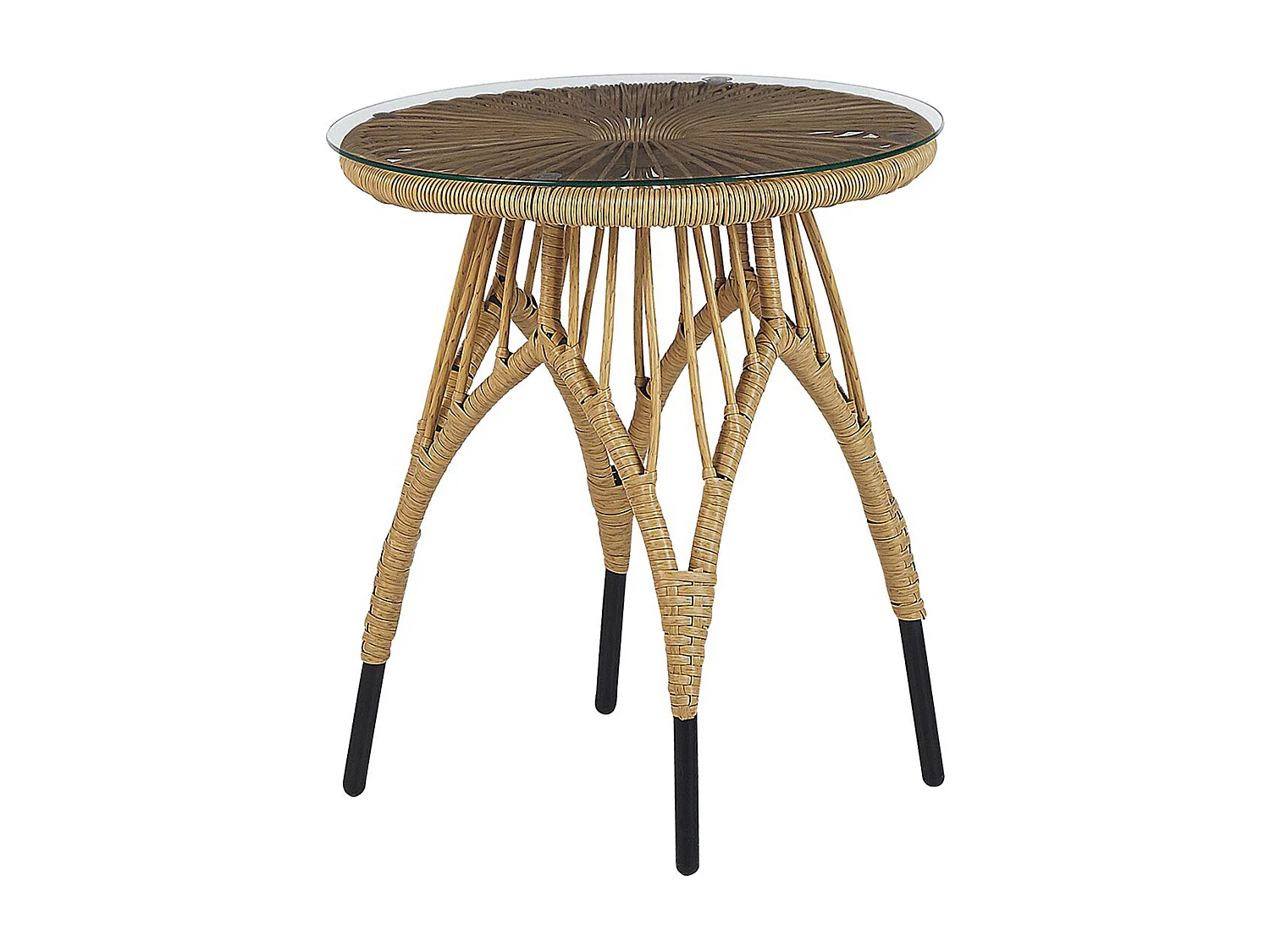 Ensemble pour bistro avec coussins PELLARO Noir