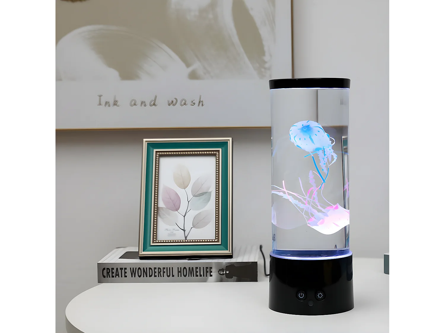 Lampe Médusa avec télécommande 28 cm