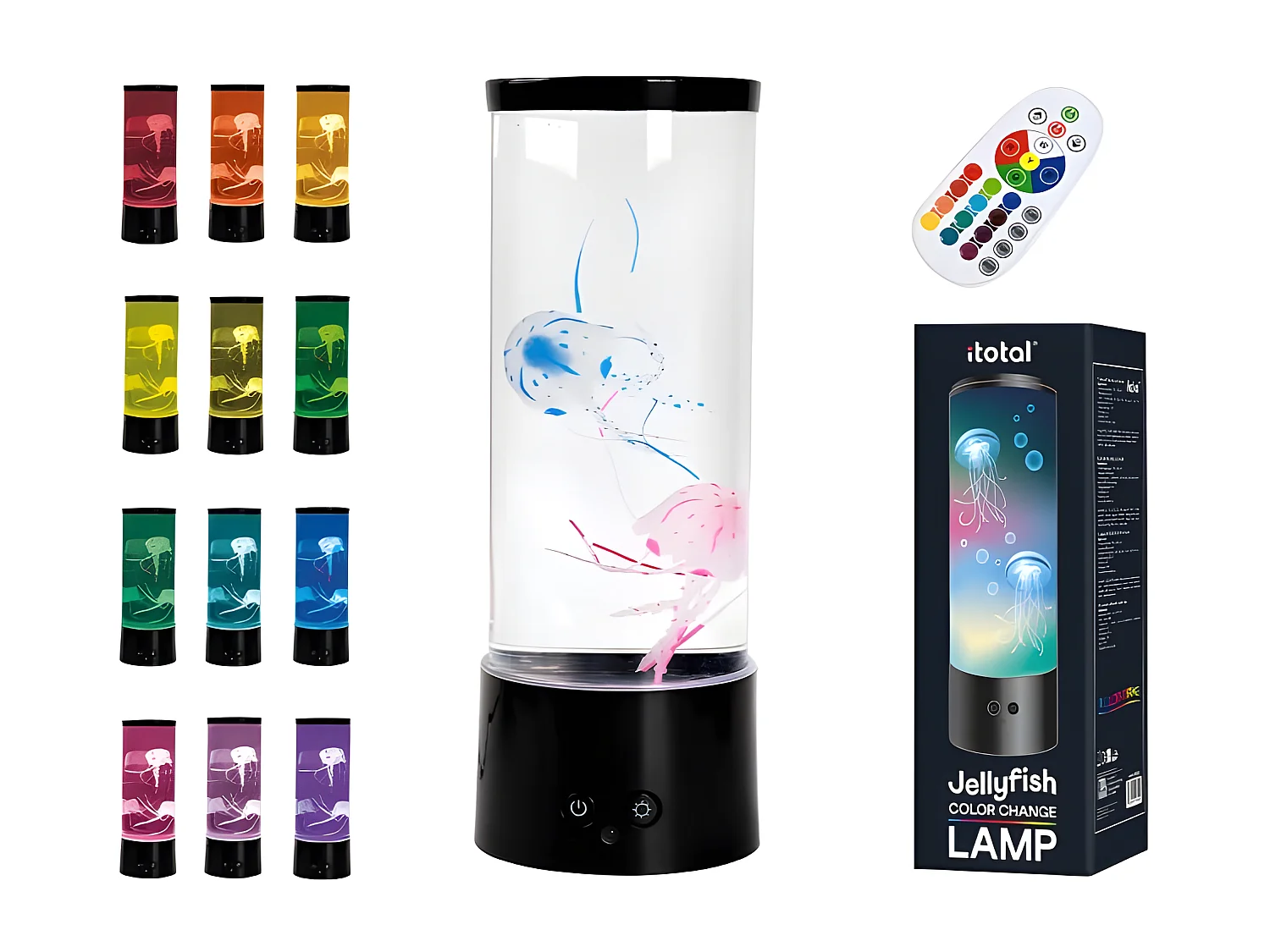 Lampe Médusa avec télécommande 28 cm