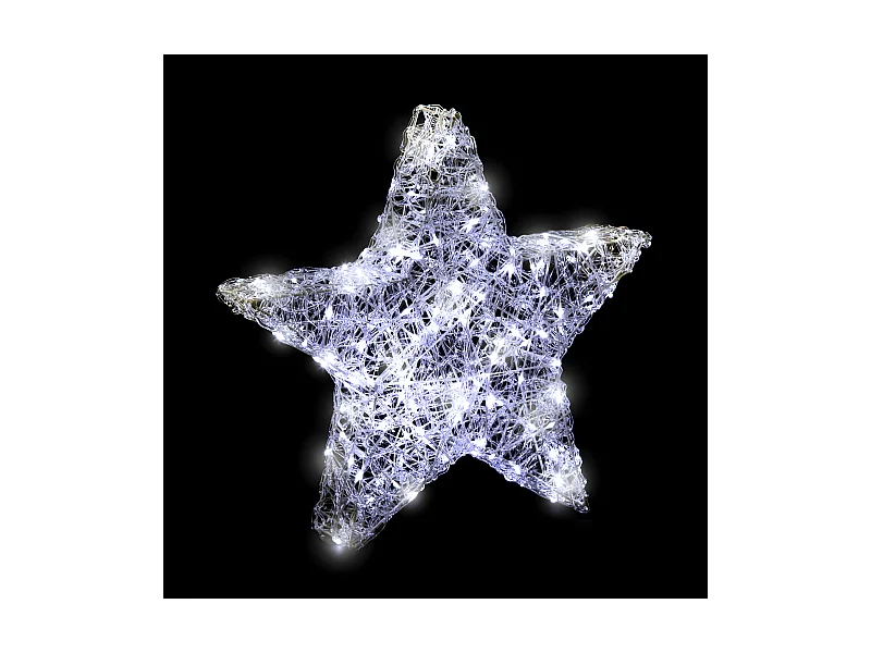 Déco lumineuse Étoile 150 LED Blanc froid H 50 cm