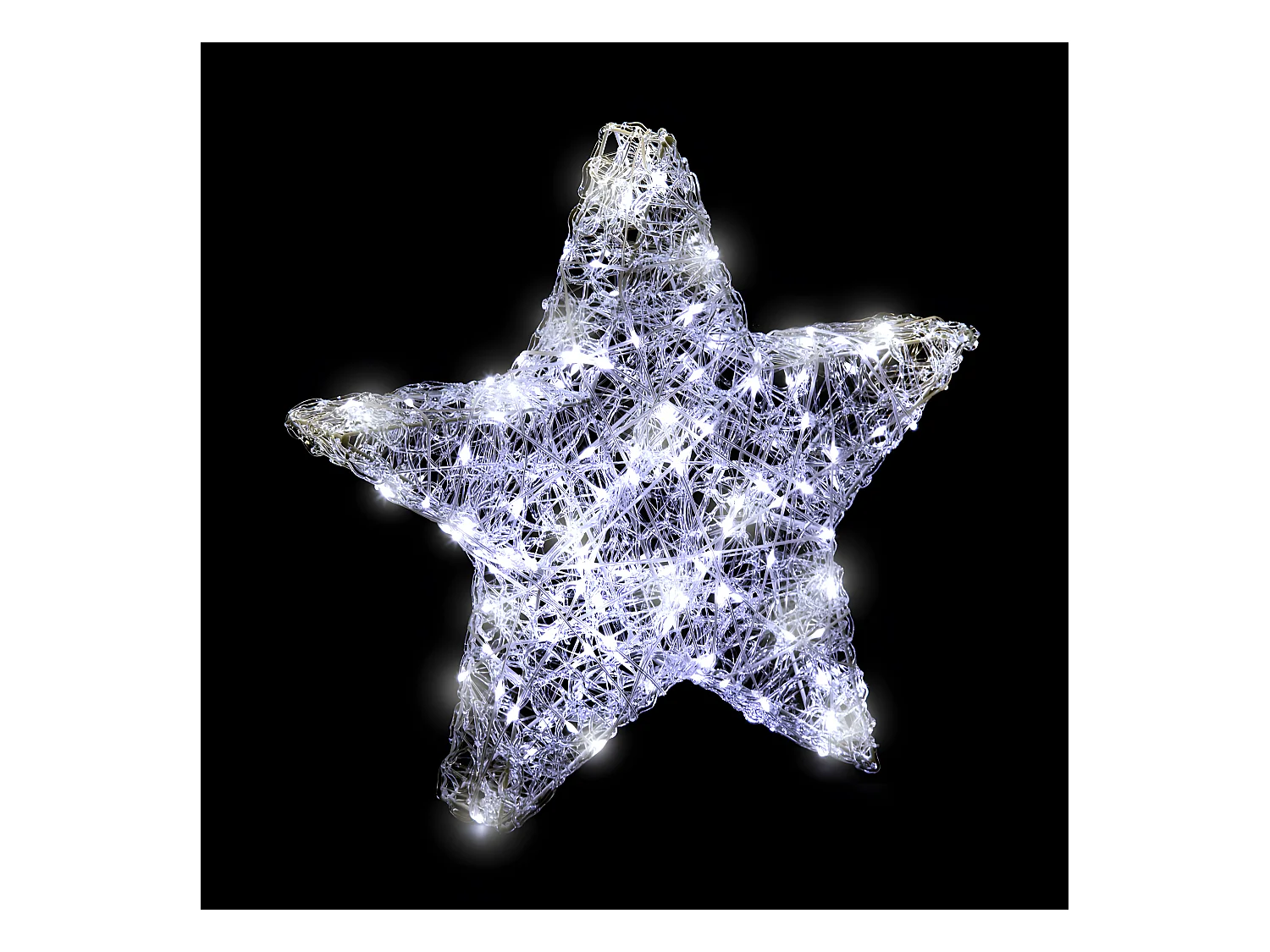 Déco lumineuse Étoile 150 LED Blanc froid H 50 cm
