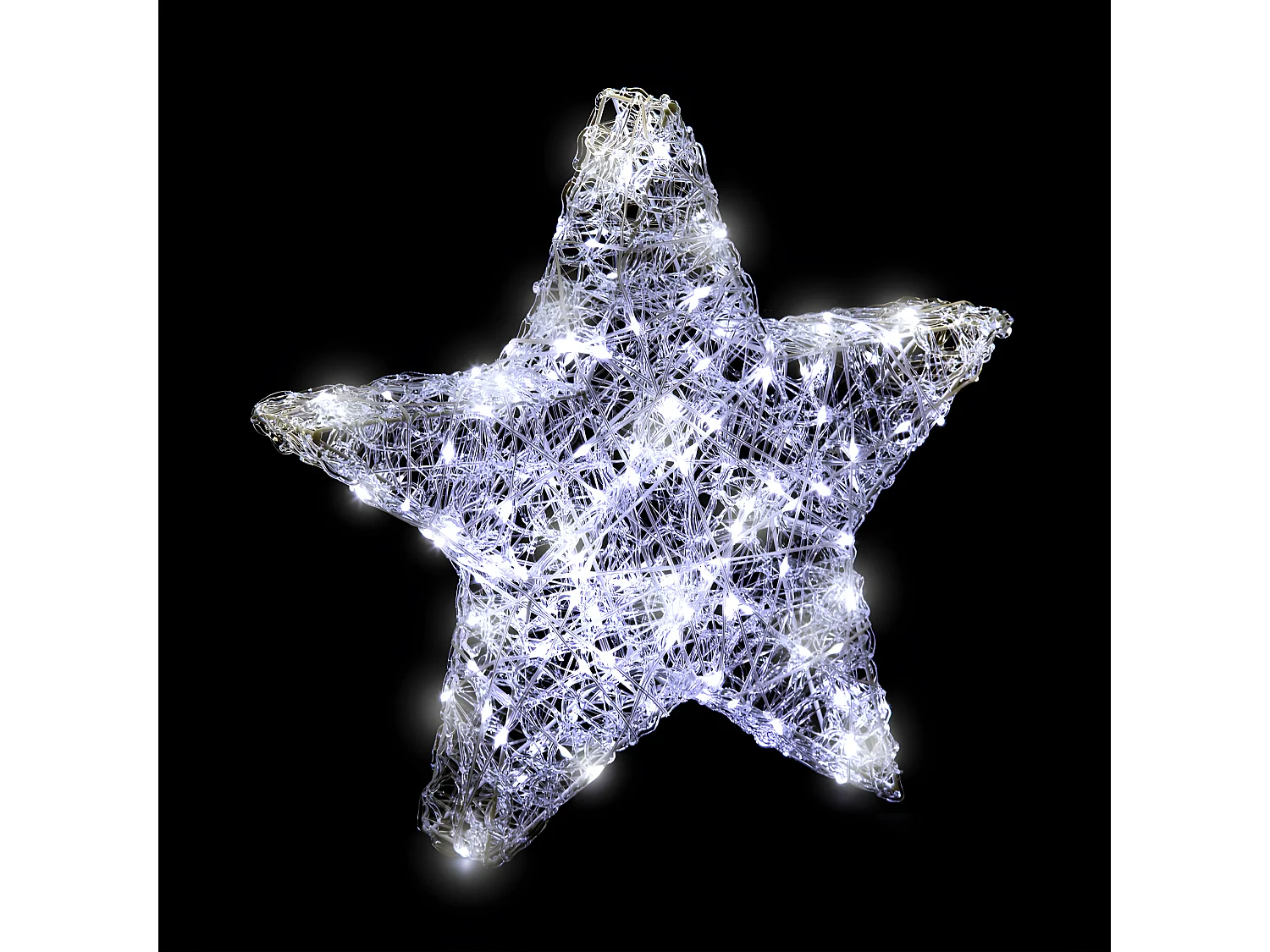 Déco lumineuse Étoile 150 LED Blanc froid H 50 cm
