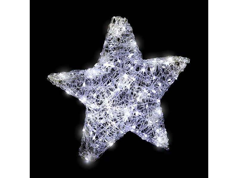 Déco lumineuse Étoile 150 LED Blanc froid H 50 cm
