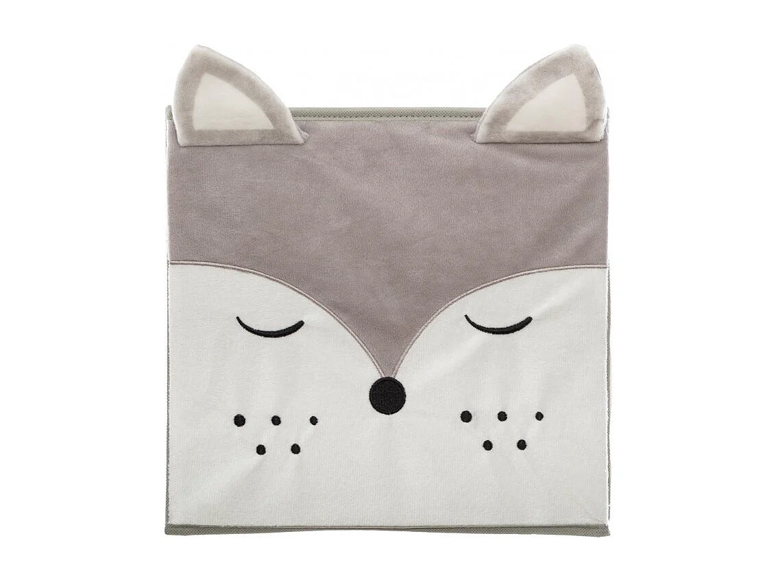 Opbergdoos grijs 29x29x29cm