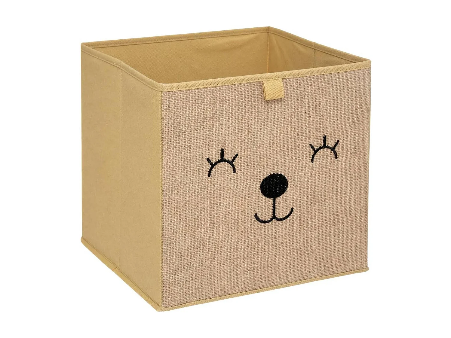 Boîte de Rangement Pliable "Animal" 29x29cm Marron