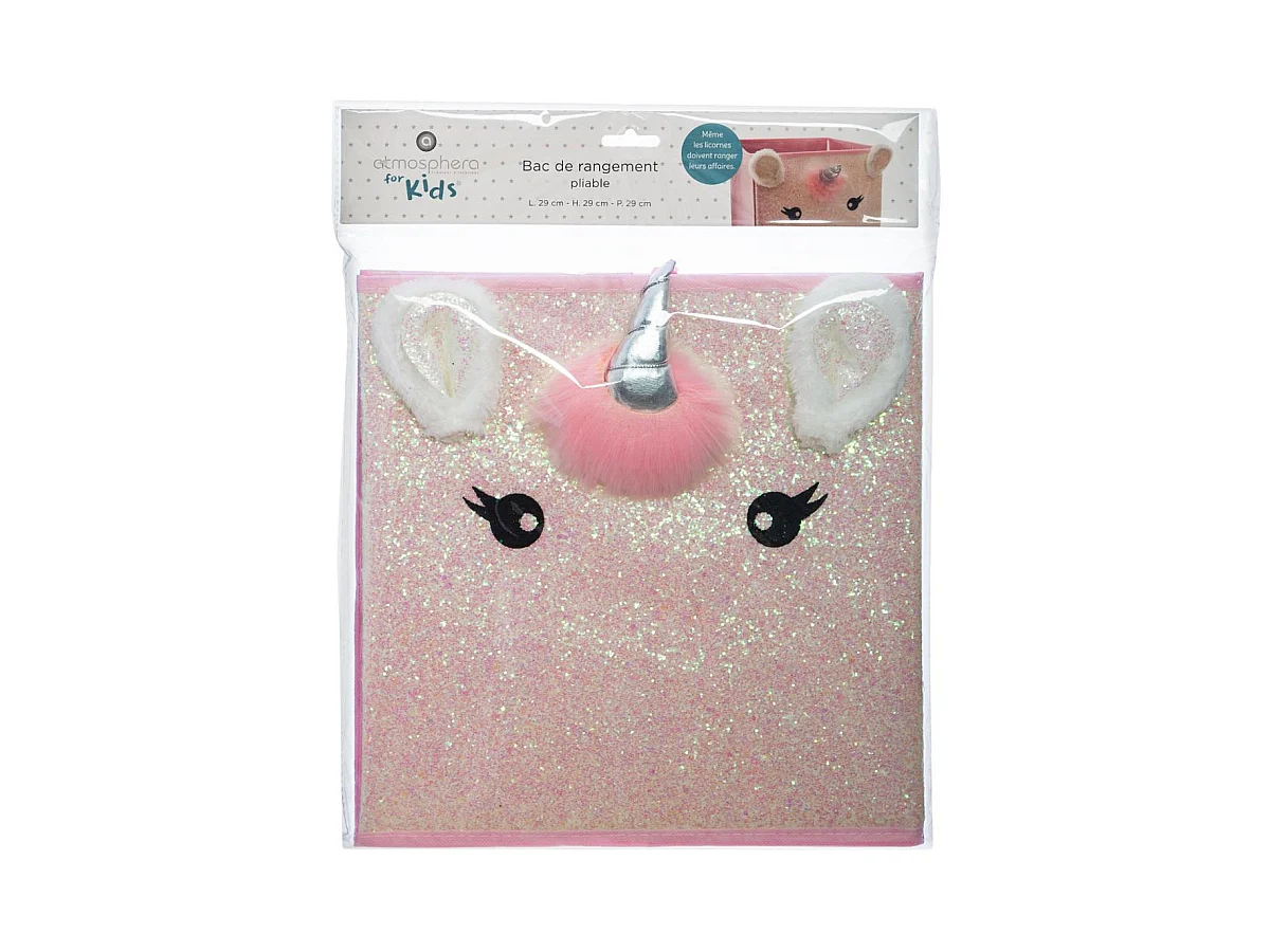 Bac de rangement Licorne