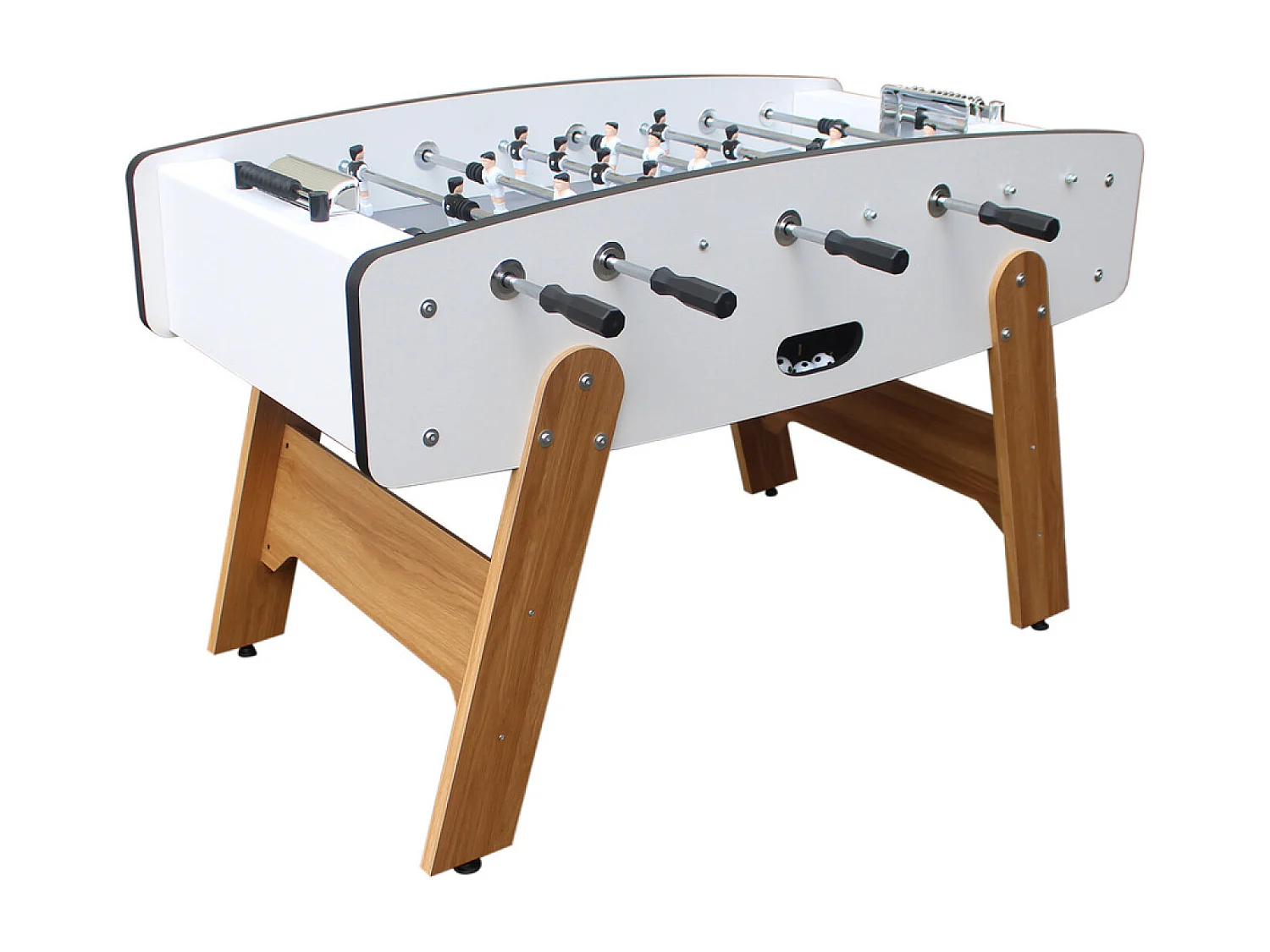 Babyfoot Branco BRASIL - Qualidade Superior, Design Elegante, Torneios Empolgantes, Entretenimento Familiar Sem Fim