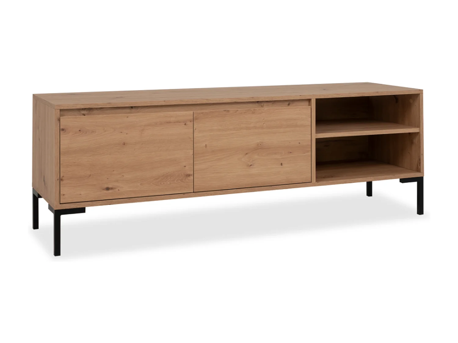 TV-Möbel aus Holz mit Schrank NAVI