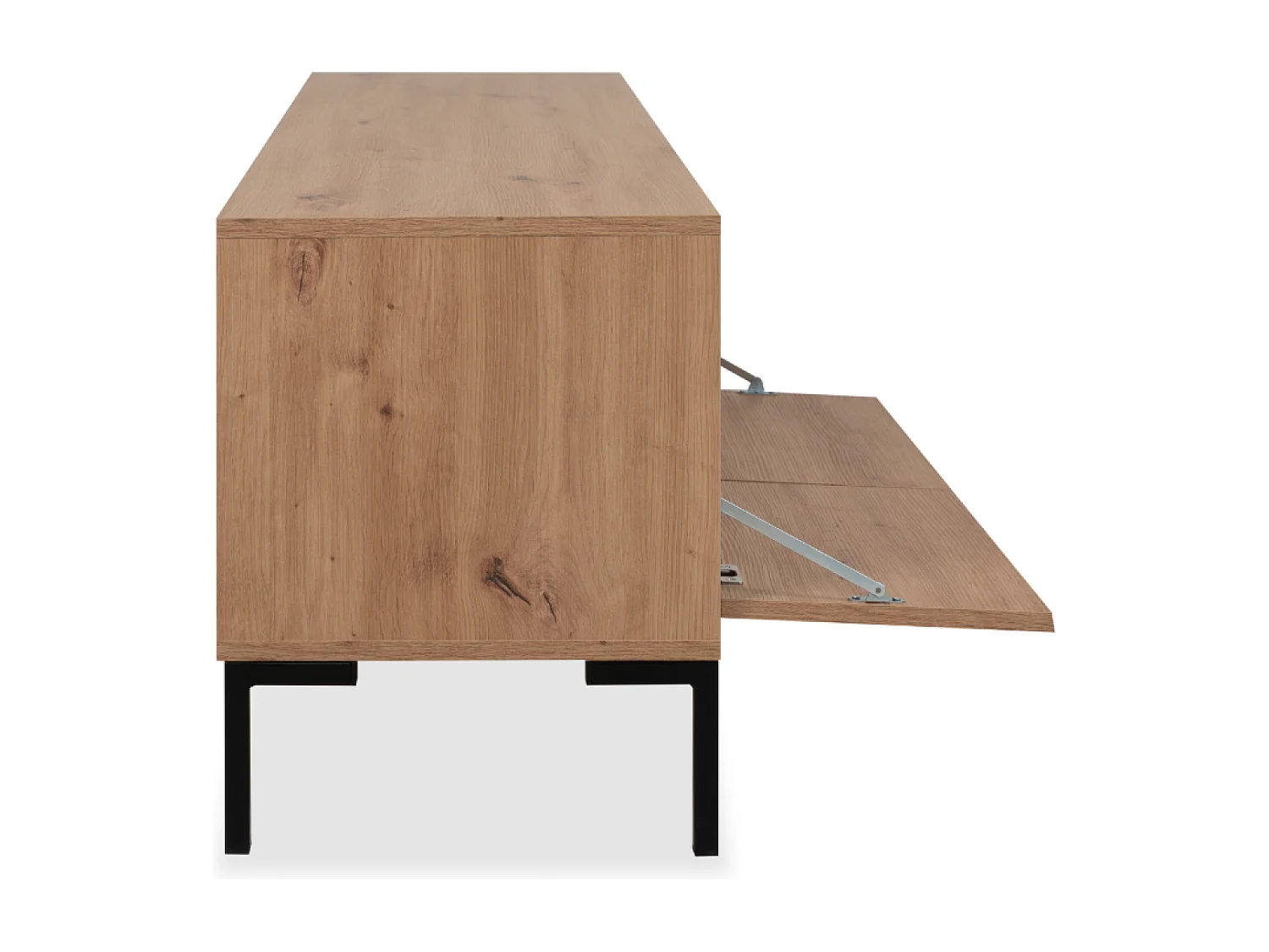 Meuble TV en bois avec placard NAVI