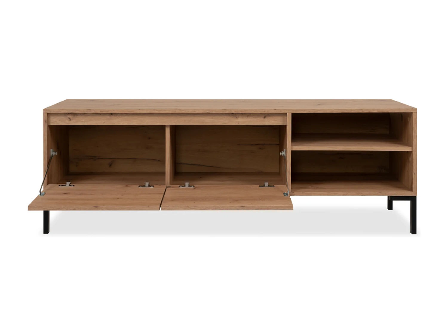 TV-Möbel aus Holz mit Schrank NAVI
