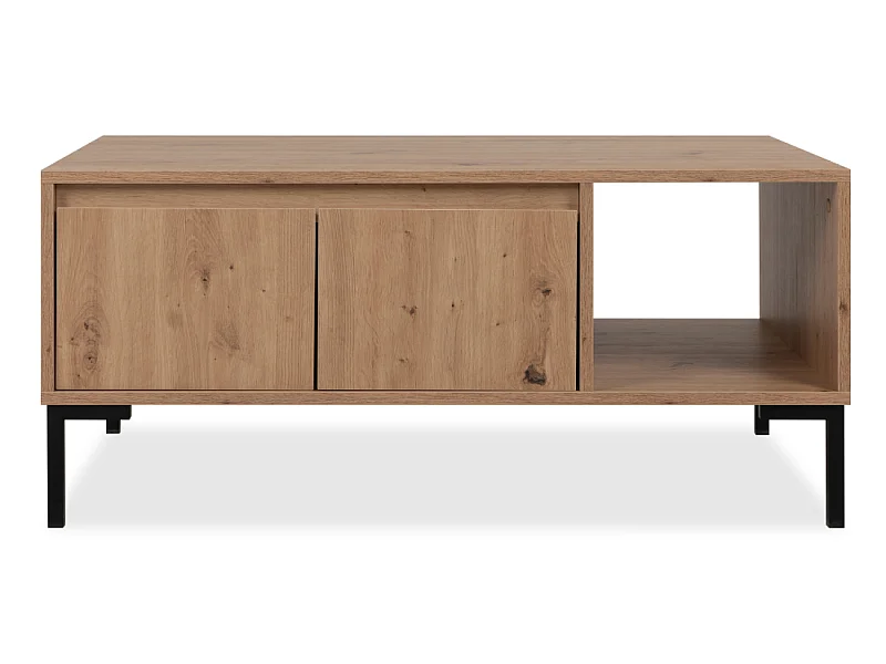 Table basse en bois avec rangements NAVI