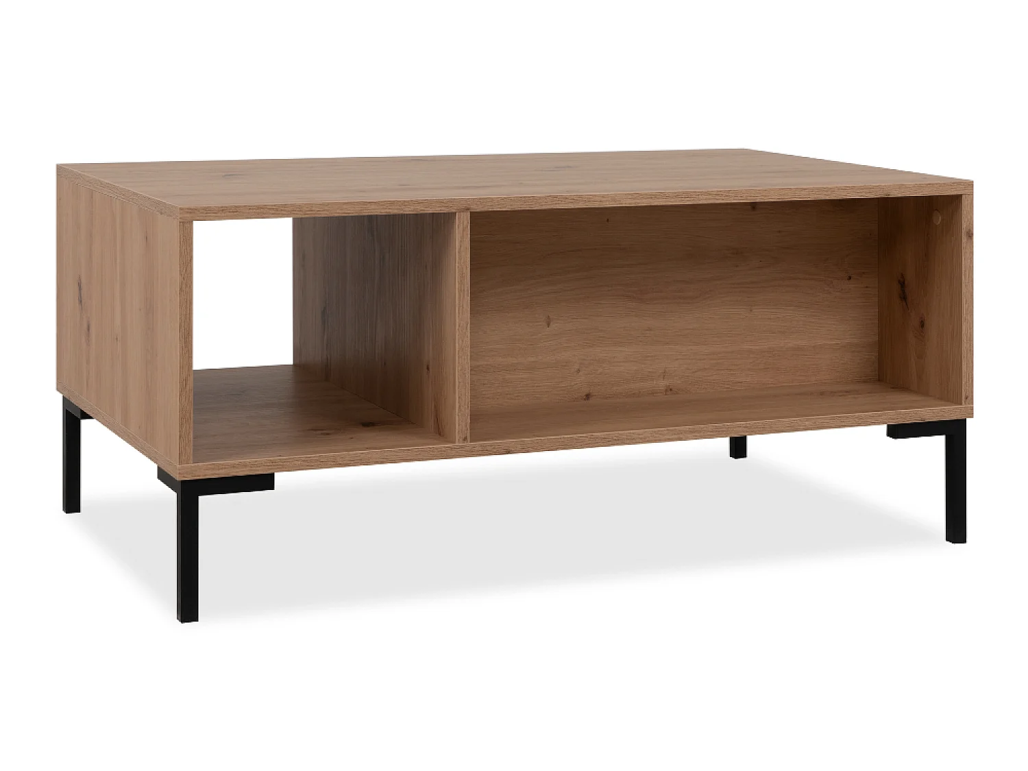 Table basse en bois avec rangements NAVI