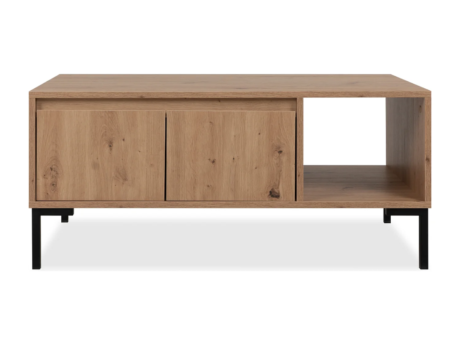 Table basse en bois avec rangements NAVI