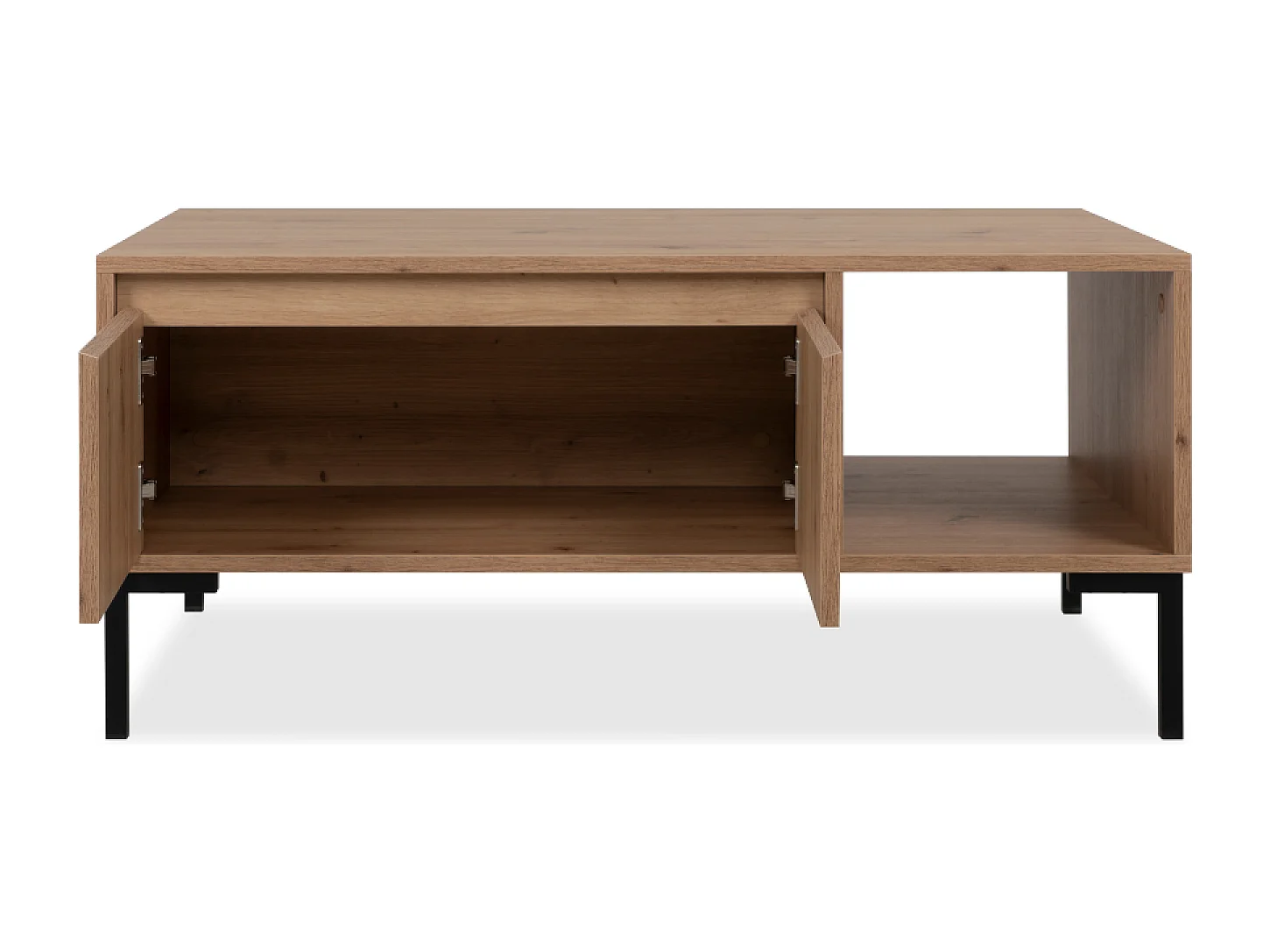 Table basse en bois avec rangements NAVI