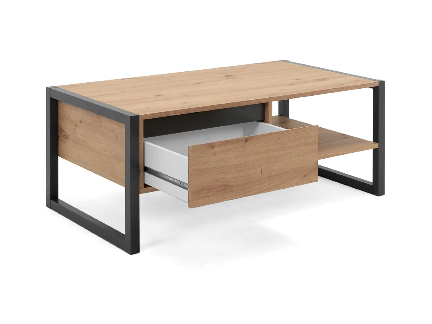Industrieller Couchtisch mit Schublade KOTOR