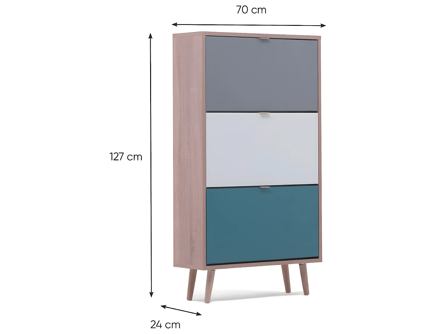 Schuhschrank aus Holz PERAST