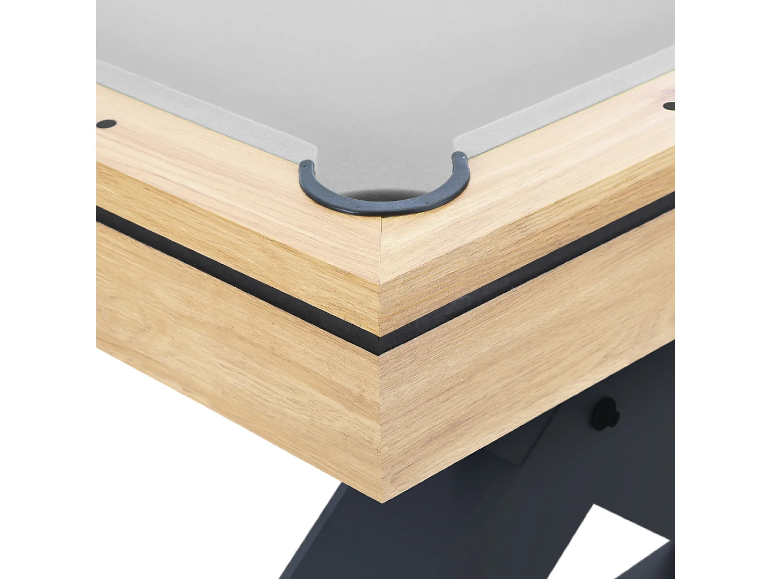 Mesa multi-juegos de madera para ping-pong y billar TEXAS