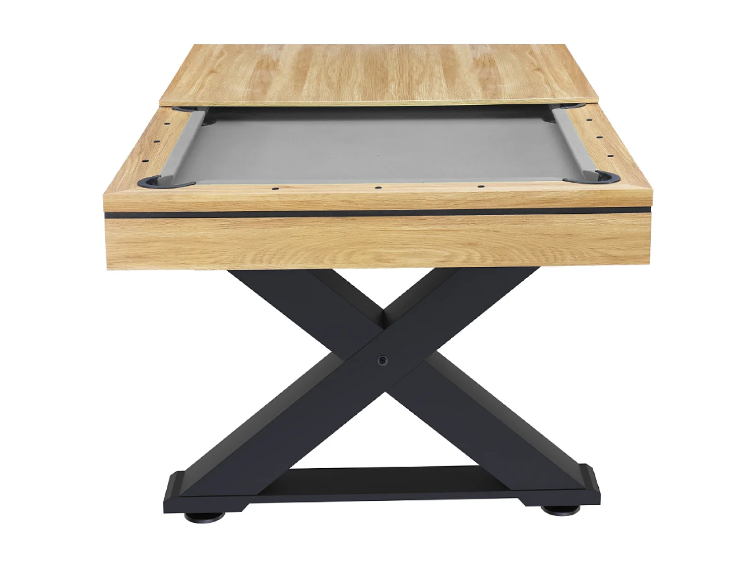 Table multi-jeux, ping-pong et billard en bois TEXAS