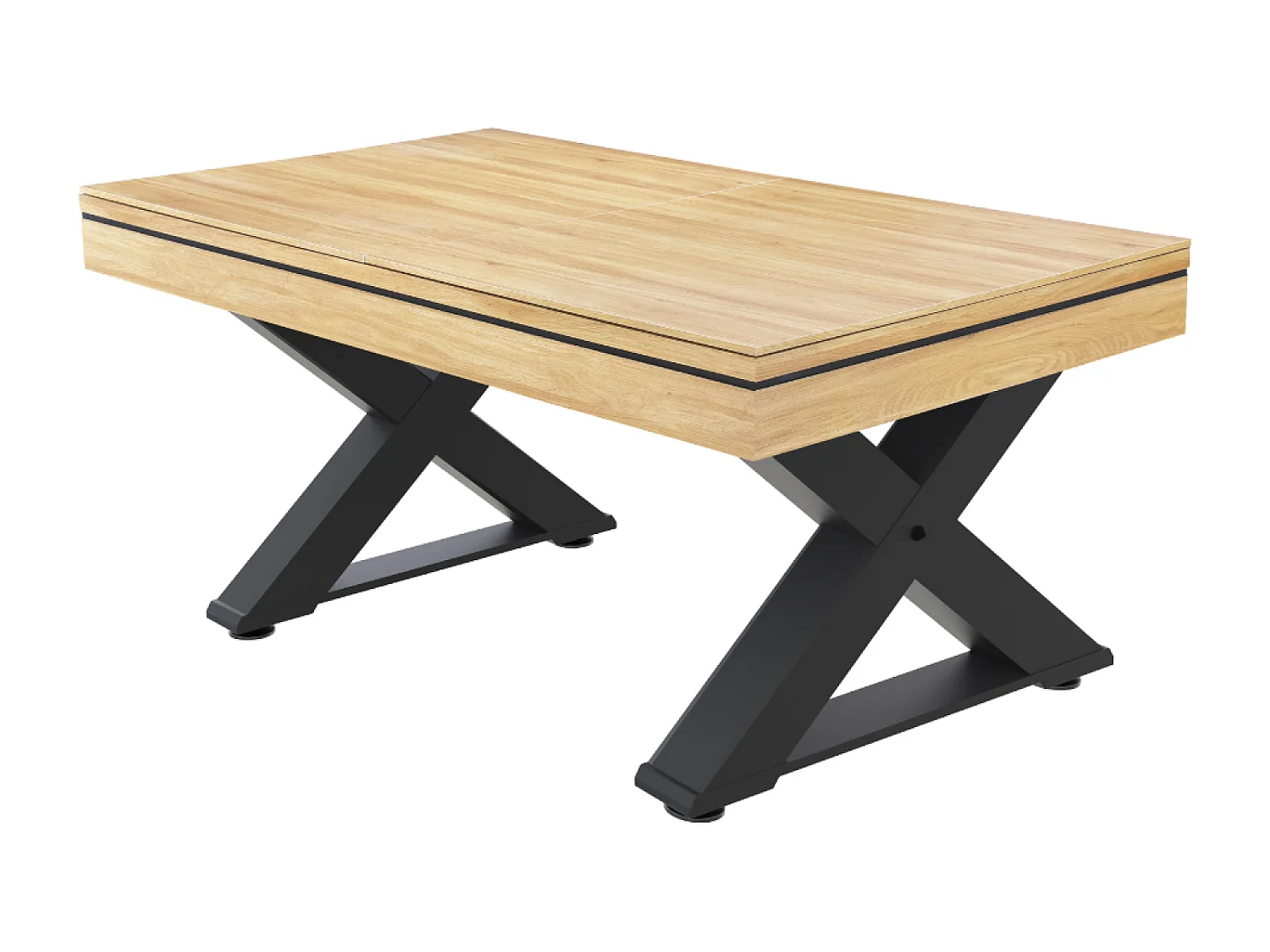 Table multi-jeux, ping-pong et billard en bois TEXAS