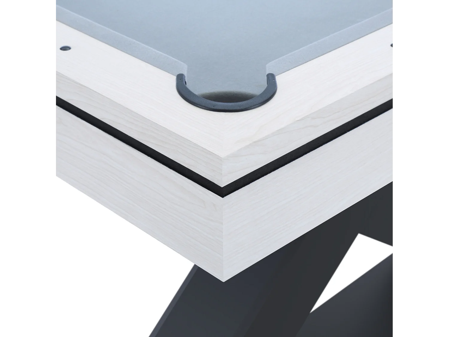 Table multi-jeux, ping-pong et billard en bois blanc TEXAS