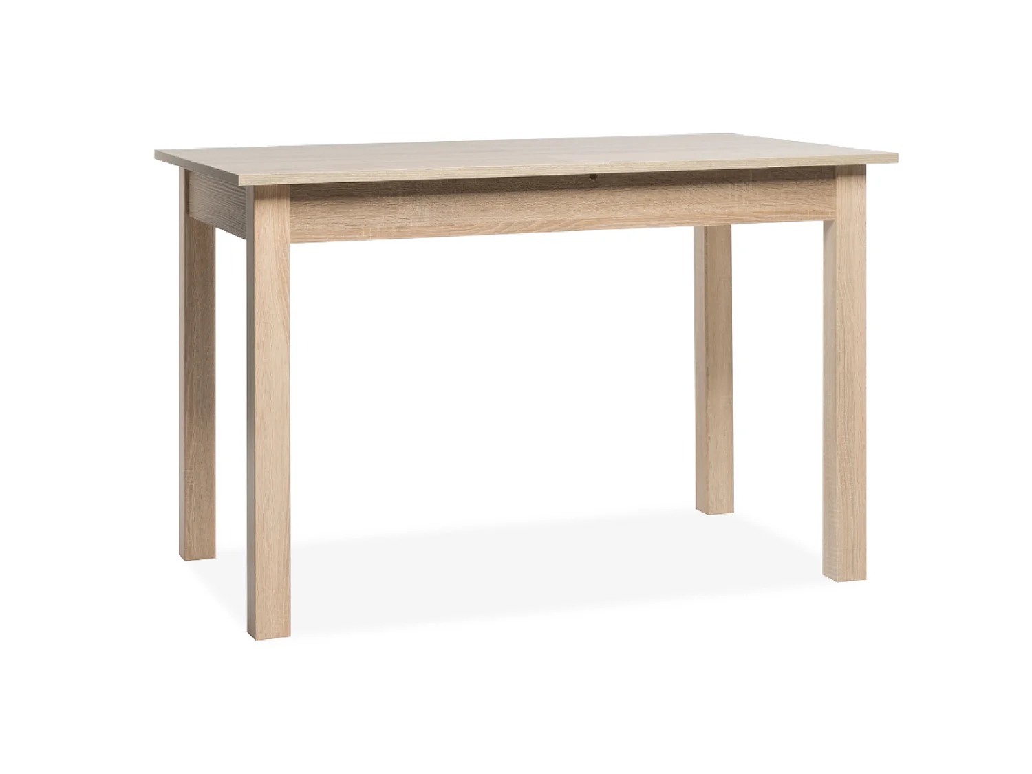 Mesa de jantar extensível para 6 pessoas em madeira Brooks - Carvalho Sonoma