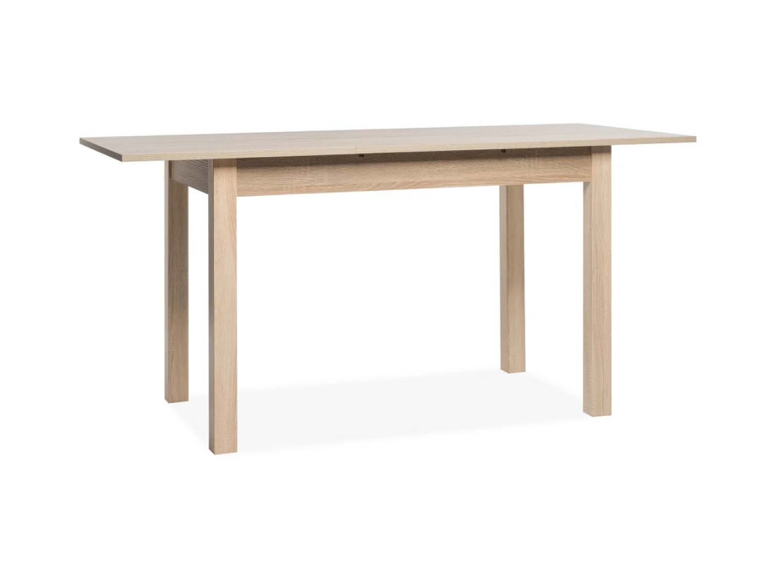 Mesa de jantar extensível para 6 pessoas em madeira Brooks - Carvalho Sonoma