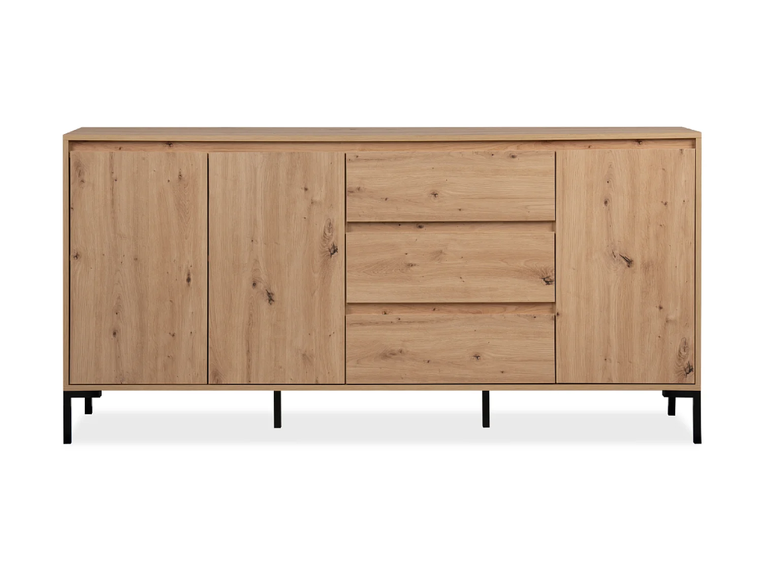 Buffet en bois avec placards et tiroirs NAVI